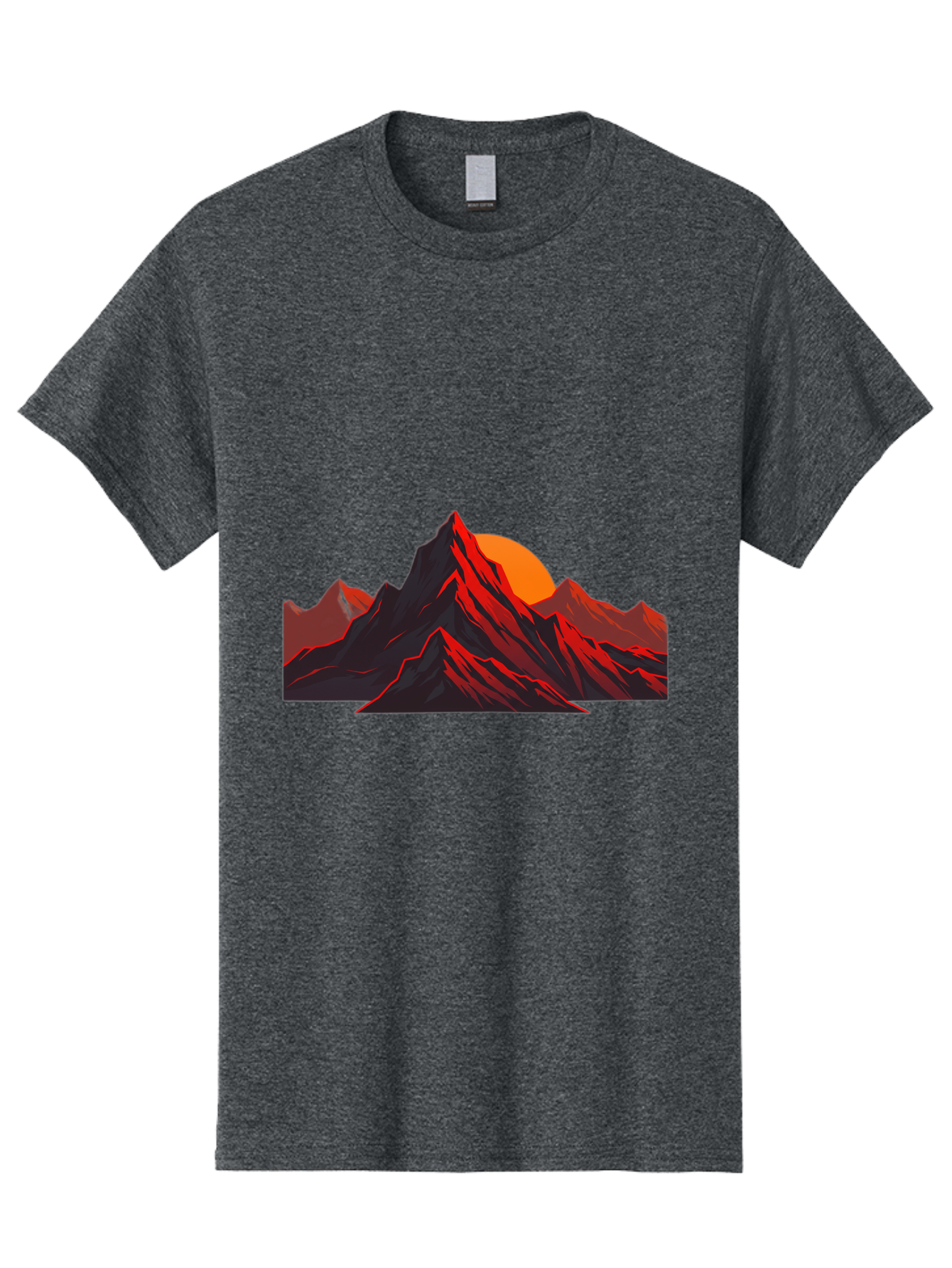 Mountain-At-Sunset Men'S Graphic Tee, 100% Cotton, Comfortable Casual Summer Wear, Machine Washable, Vintage Camera, Old Camera, Antique Camera, Black Camera, Classic Photography, Photography Equipment, Nostalgic Device, Film Camera, Bak909