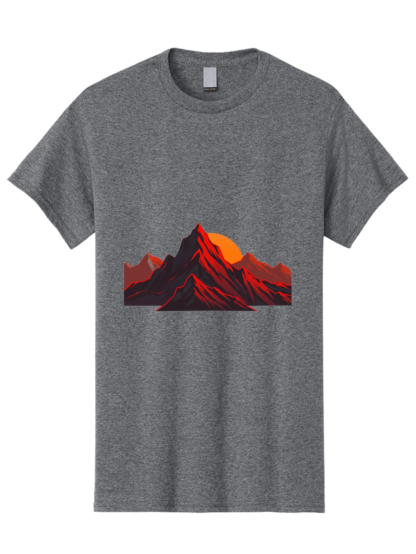 Mountain-At-Sunset Men'S Graphic Tee, 100% Cotton, Comfortable Casual Summer Wear, Machine Washable, Vintage Camera, Old Camera, Antique Camera, Black Camera, Classic Photography, Photography Equipment, Nostalgic Device, Film Camera, Bak909