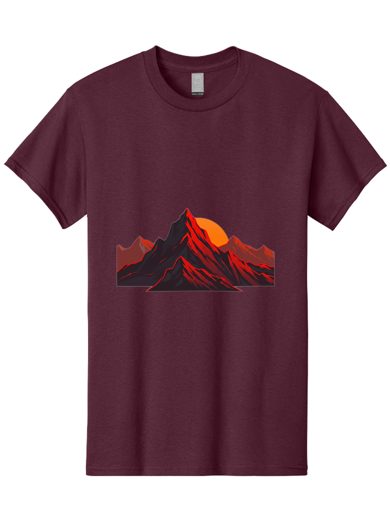 Mountain-At-Sunset Men'S Graphic Tee, 100% Cotton, Comfortable Casual Summer Wear, Machine Washable, Vintage Camera, Old Camera, Antique Camera, Black Camera, Classic Photography, Photography Equipment, Nostalgic Device, Film Camera, Bak909