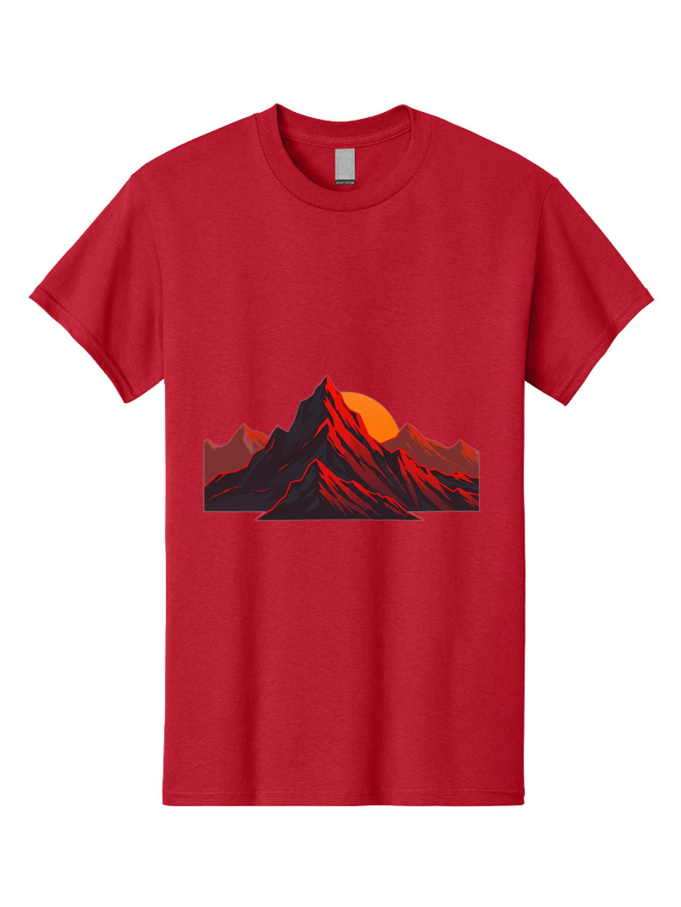 Mountain-At-Sunset Men'S Graphic Tee, 100% Cotton, Comfortable Casual Summer Wear, Machine Washable, Vintage Camera, Old Camera, Antique Camera, Black Camera, Classic Photography, Photography Equipment, Nostalgic Device, Film Camera, Bak909