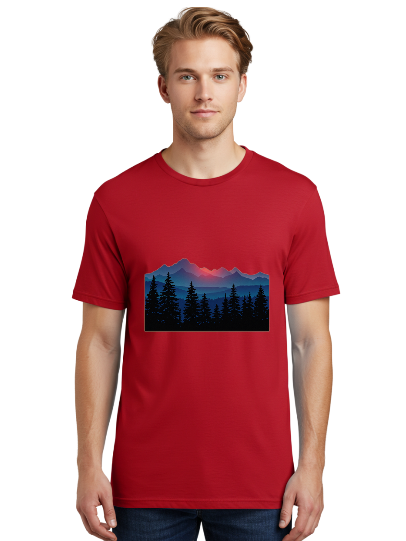 Mountain-Landscape Men'S Graphic Tee, 100% Cotton, Comfortable Casual Summer Wear, Machine Washable, Vintage Camera, Old Camera, Antique Camera, Black Camera, Classic Photography, Photography Equipment, Nostalgic Device, Film Camera, Bak910