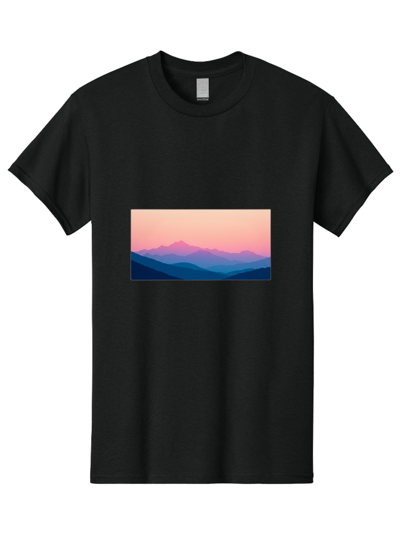 Mountain-Silhouettes Men'S Graphic Tee, 100% Cotton, Comfortable Casual Summer Wear, Machine Washable, Vintage Camera, Old Camera, Antique Camera, Black Camera, Classic Photography, Photography Equipment, Nostalgic Device, Film Camera, Bak913