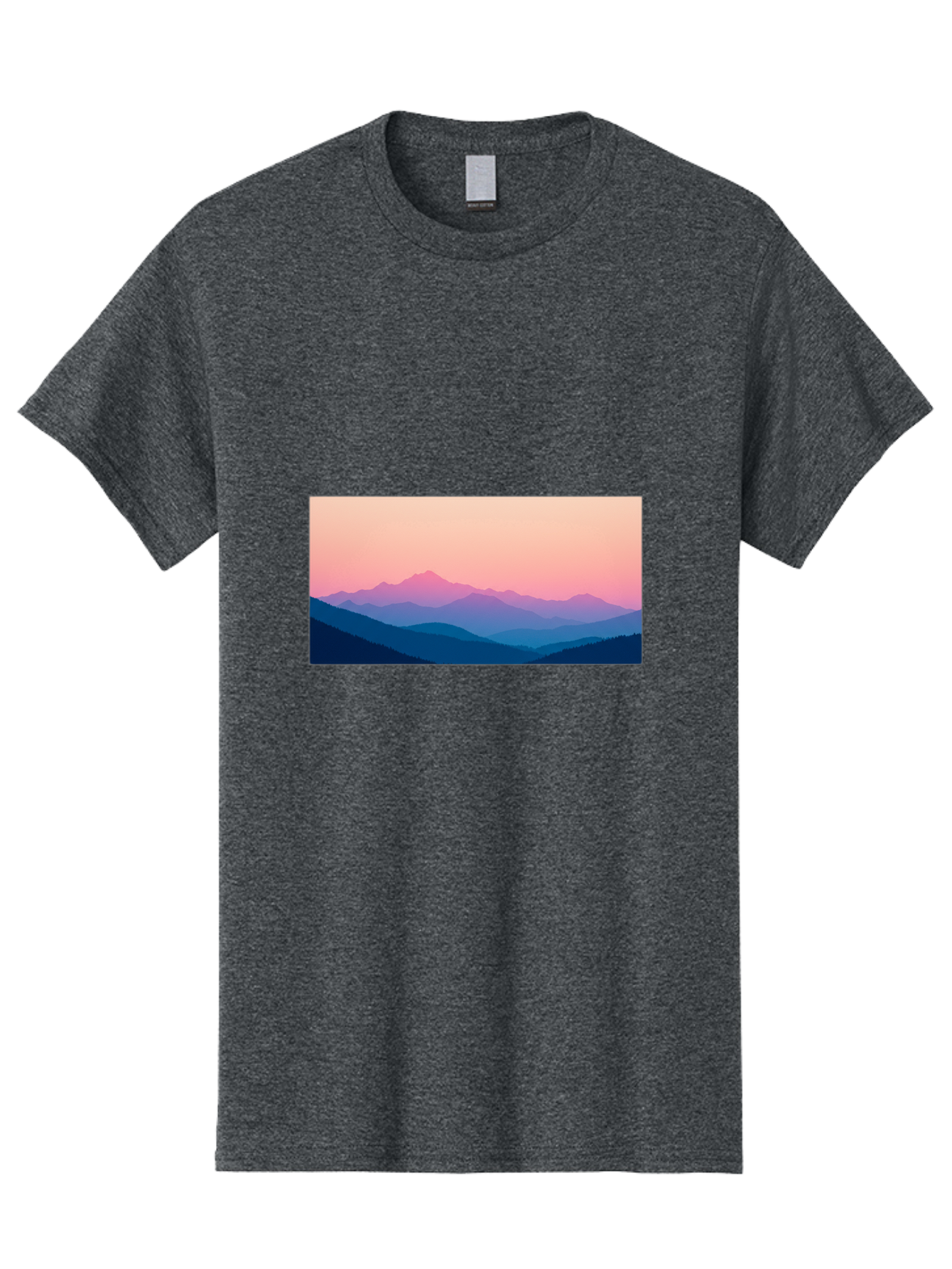 Mountain-Silhouettes Men'S Graphic Tee, 100% Cotton, Comfortable Casual Summer Wear, Machine Washable, Vintage Camera, Old Camera, Antique Camera, Black Camera, Classic Photography, Photography Equipment, Nostalgic Device, Film Camera, Bak913