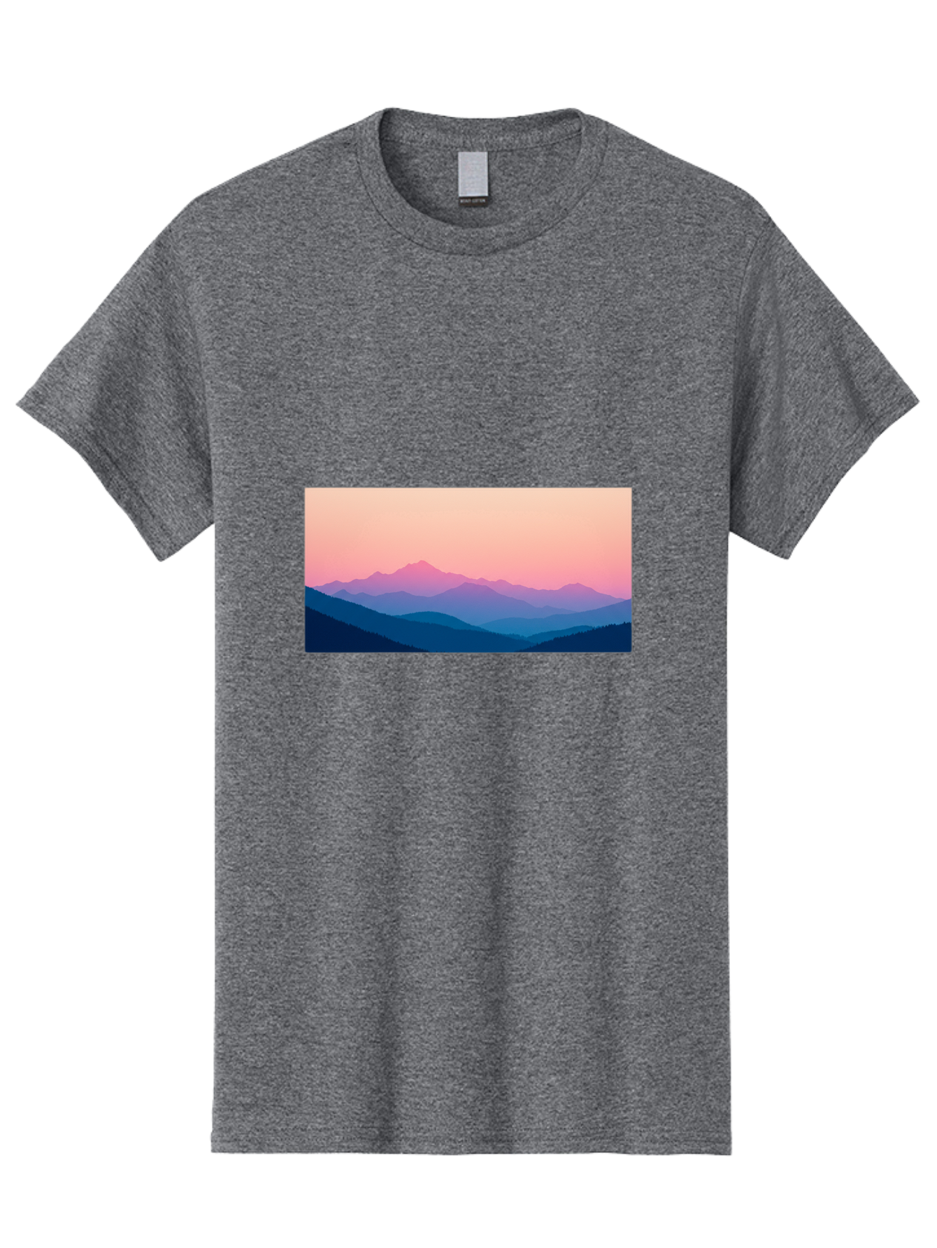 Mountain-Silhouettes Men'S Graphic Tee, 100% Cotton, Comfortable Casual Summer Wear, Machine Washable, Vintage Camera, Old Camera, Antique Camera, Black Camera, Classic Photography, Photography Equipment, Nostalgic Device, Film Camera, Bak913