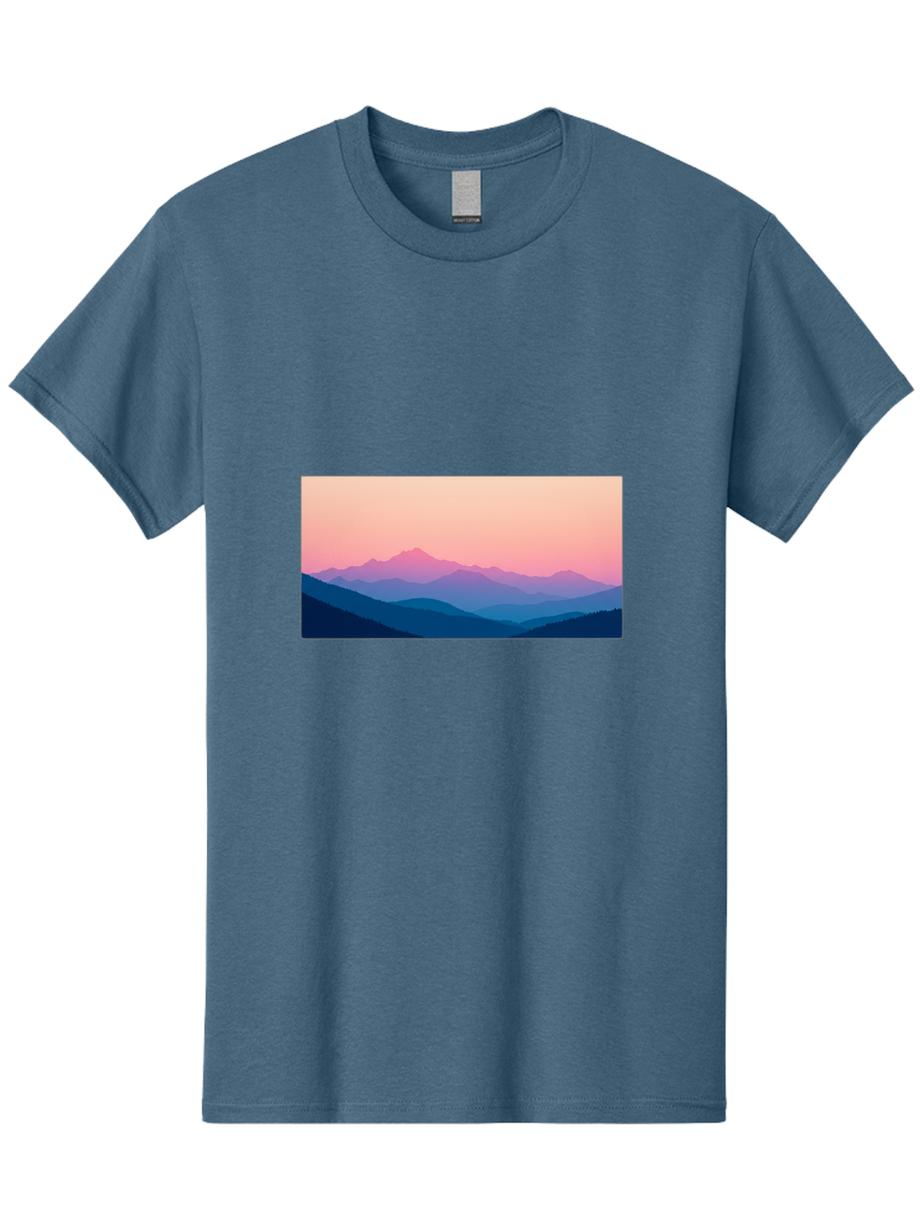 Mountain-Silhouettes Men'S Graphic Tee, 100% Cotton, Comfortable Casual Summer Wear, Machine Washable, Vintage Camera, Old Camera, Antique Camera, Black Camera, Classic Photography, Photography Equipment, Nostalgic Device, Film Camera, Bak913
