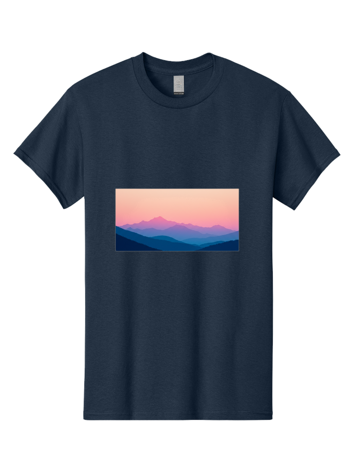 Mountain-Silhouettes Men'S Graphic Tee, 100% Cotton, Comfortable Casual Summer Wear, Machine Washable, Vintage Camera, Old Camera, Antique Camera, Black Camera, Classic Photography, Photography Equipment, Nostalgic Device, Film Camera, Bak913