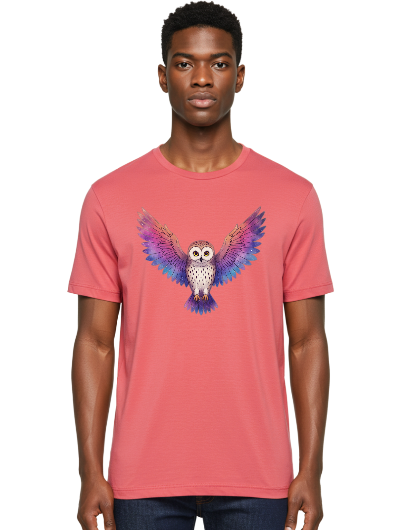 Multicolored-Owl Men'S Graphic Tee, 100% Cotton, Comfortable Casual Summer Wear, Machine Washable, Vintage Camera, Old Camera, Antique Camera, Black Camera, Classic Photography, Photography Equipment, Nostalgic Device, Film Camera, Camera Art Bak915