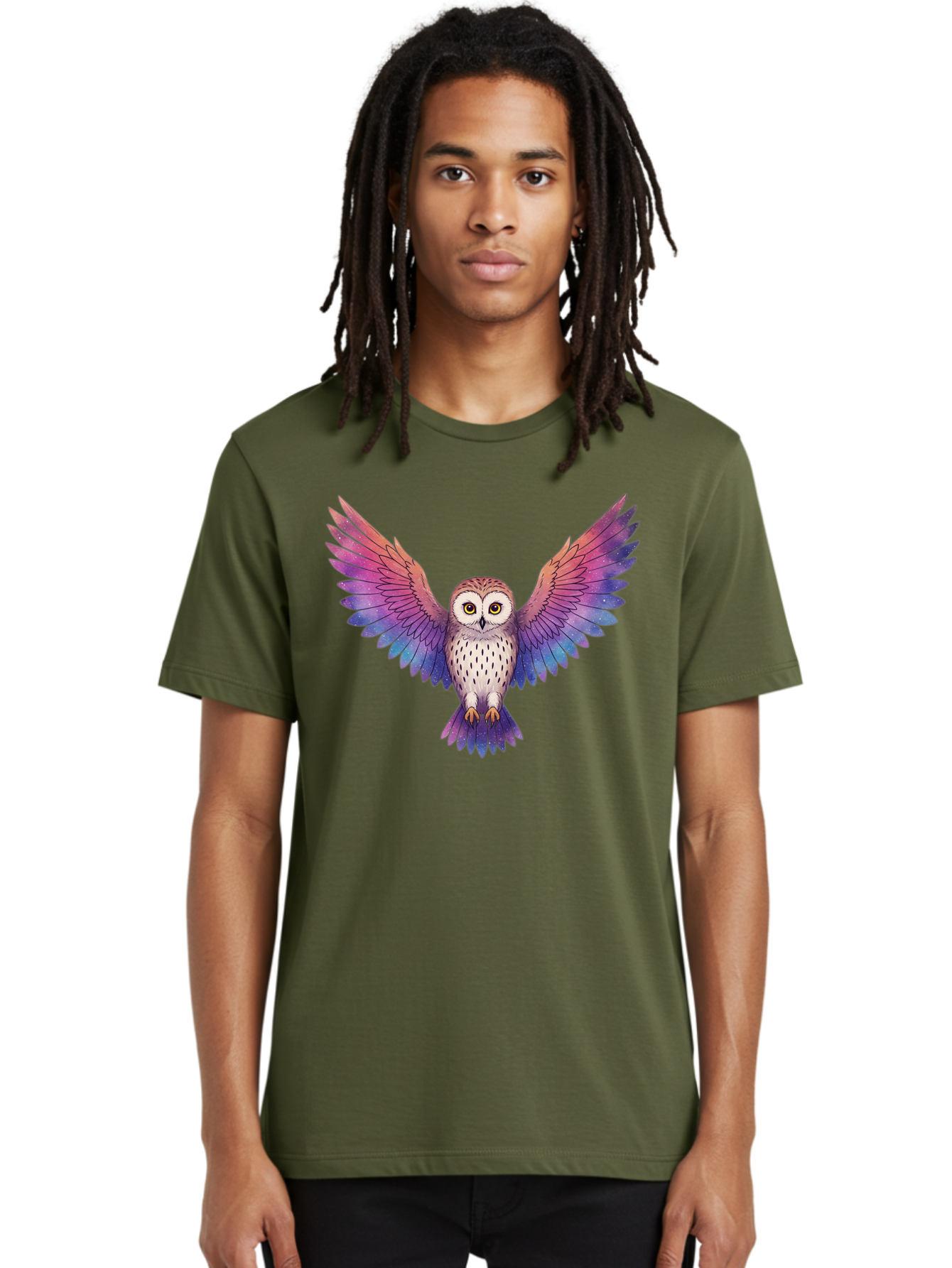 Multicolored-Owl Men'S Graphic Tee, 100% Cotton, Comfortable Casual Summer Wear, Machine Washable, Vintage Camera, Old Camera, Antique Camera, Black Camera, Classic Photography, Photography Equipment, Nostalgic Device, Film Camera, Camera Art Bak915