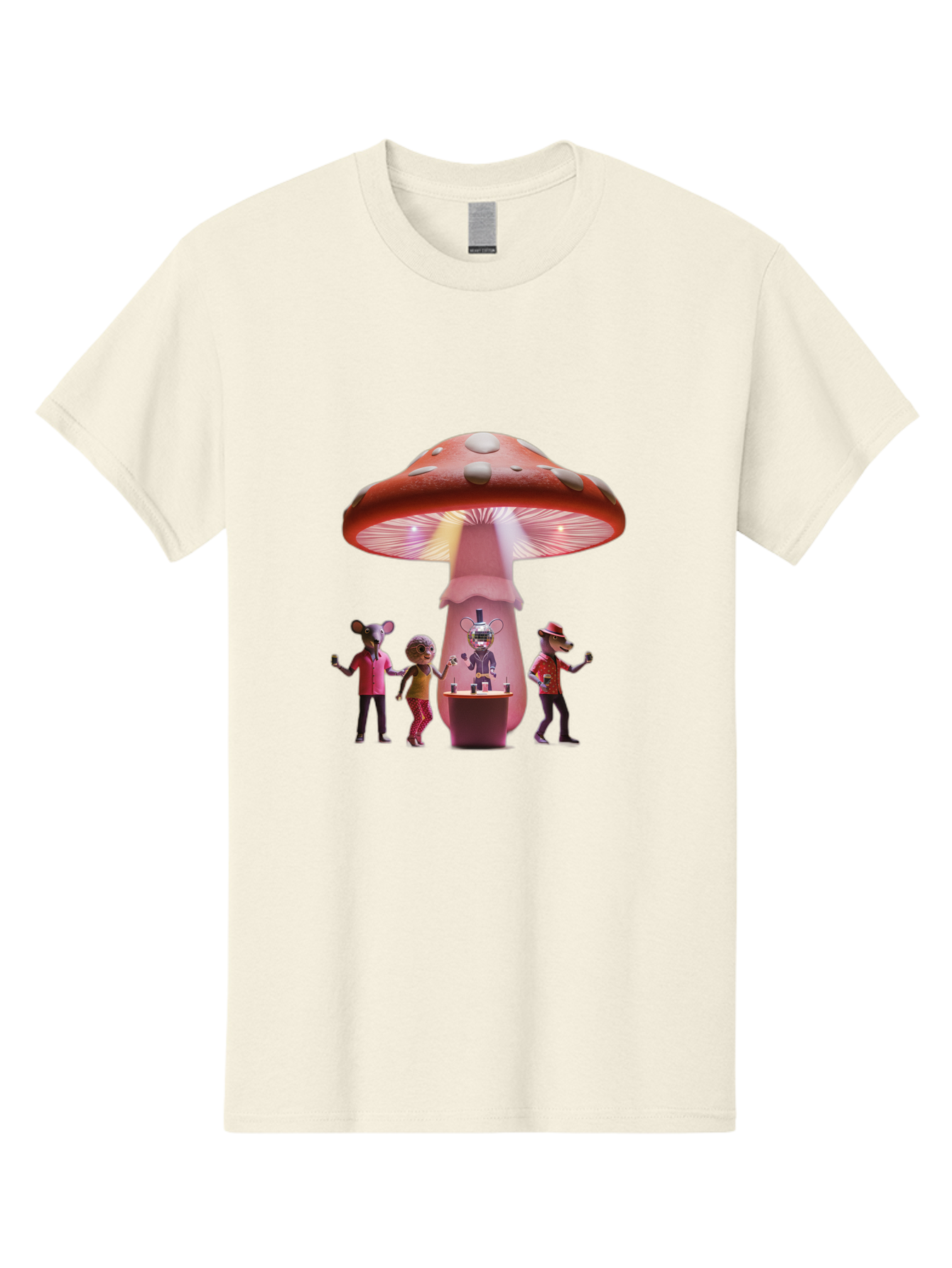 Mushroom-Bar Men'S Graphic Tee, 100% Cotton, Comfortable Casual Summer Wear, Machine Washable, Vintage Camera, Old Camera, Antique Camera, Black Camera, Classic Photography, Photography Equipment, Nostalgic Device, Film Camera, Camera Art Bak916