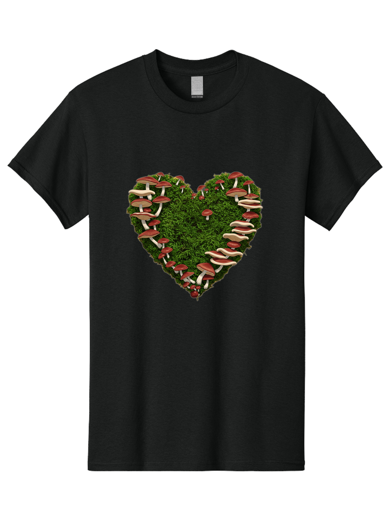 Mushroom-Heart Men'S Graphic Tee, 100% Cotton, Comfortable Casual Summer Wear, Machine Washable, Vintage Camera, Old Camera, Antique Camera, Black Camera, Classic Photography, Photography Equipment, Nostalgic Device, Film Camera, Camera Art Bak918