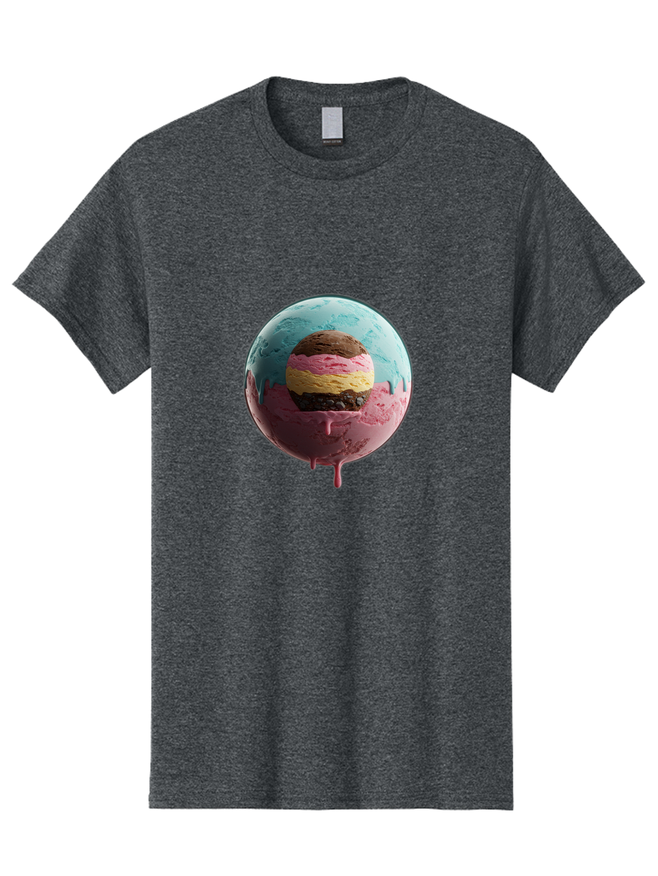 Neapolitan-Ice-Cream-Globe Men'S Graphic Tee, 100% Cotton, Comfortable Casual Summer Wear, Machine Washable, Vintage Camera, Old Camera, Antique Camera, Black Camera, Classic Photography, Photography Equipment, Nostalgic Device, Film Camera, Bak936