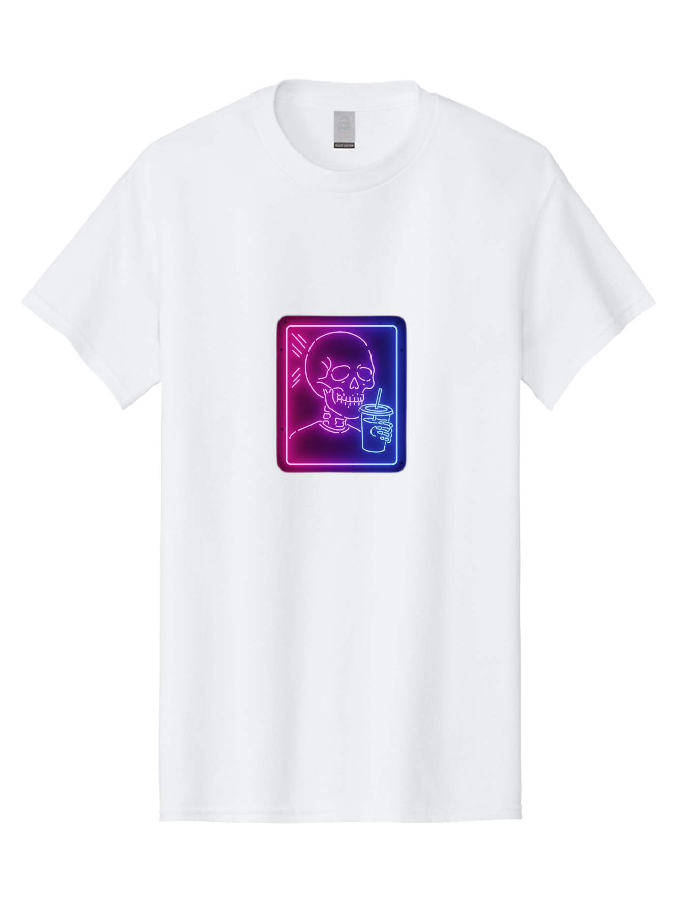 Neon-Skeleton-Drinking Men'S Graphic Tee, 100% Cotton, Comfortable Casual Summer Wear, Machine Washable, Vintage Camera, Old Camera, Antique Camera, Black Camera, Classic Photography, Photography Equipment, Nostalgic Device, Film Camera, Bak941