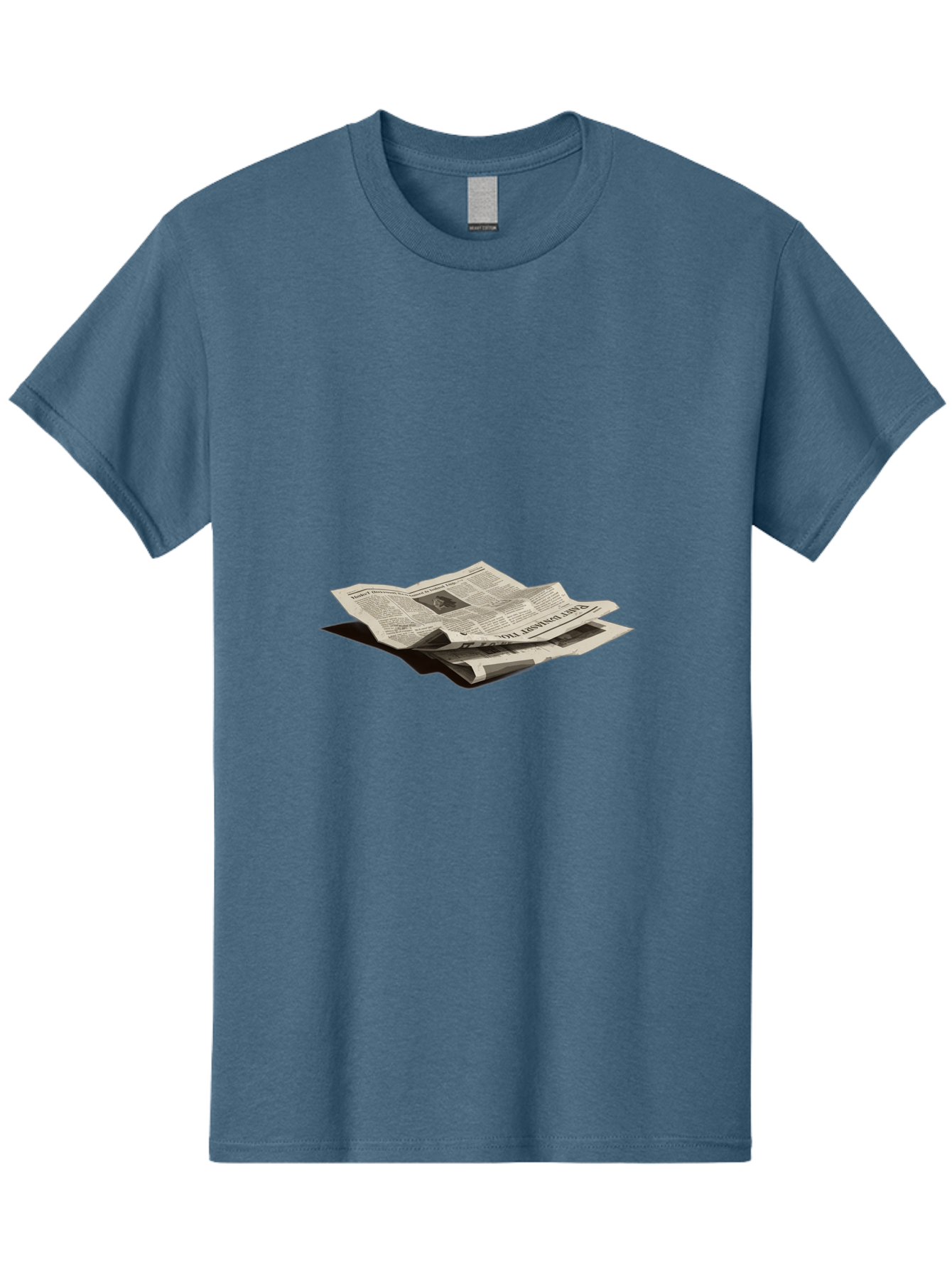 Newspaper Men'S Graphic Tee, 100% Cotton, Comfortable Casual Summer Wear, Machine Washable, Vintage Camera, Old Camera, Antique Camera, Black Camera, Classic Photography, Photography Equipment, Nostalgic Device, Film Camera, Camera Art Bak946