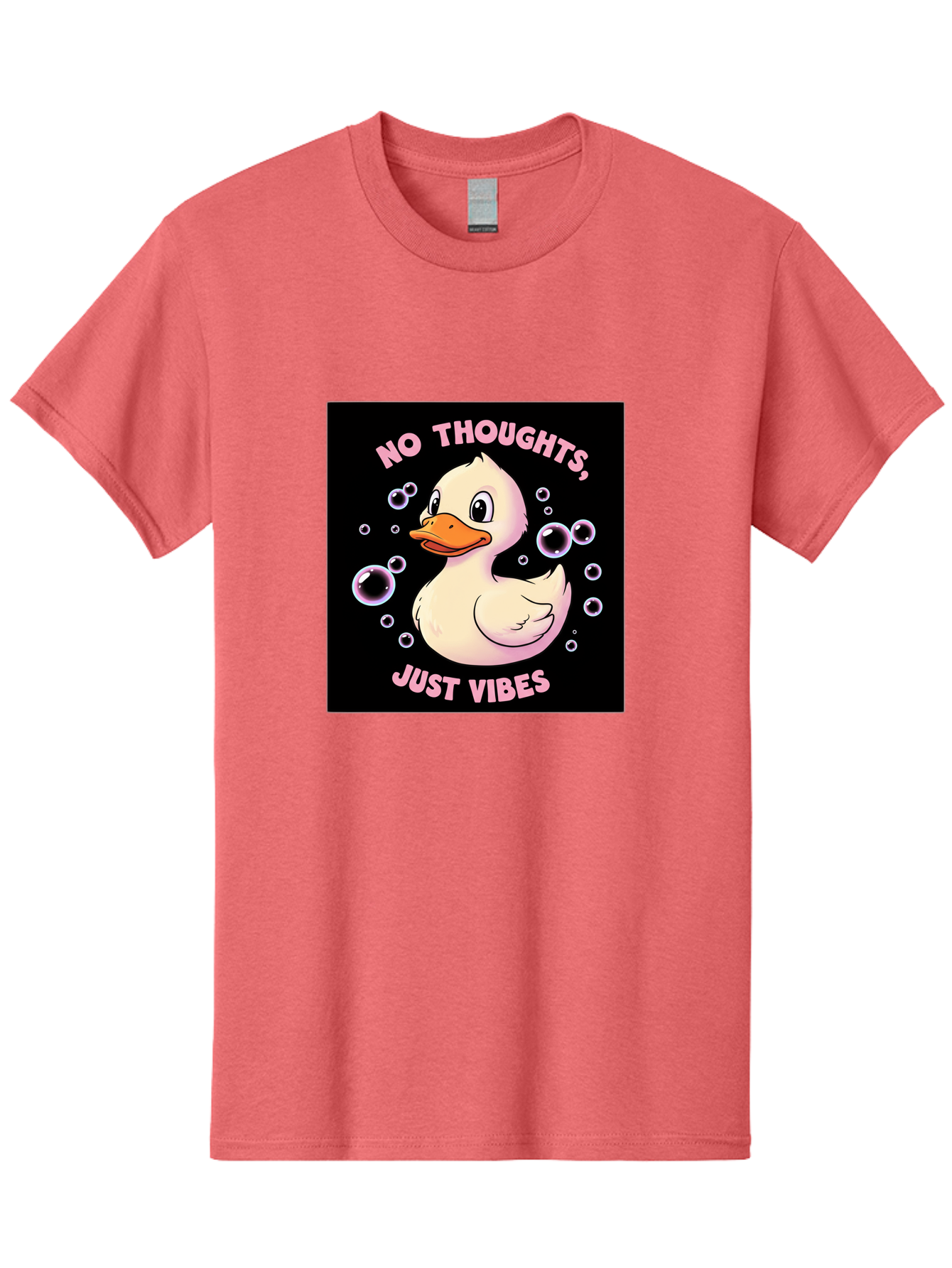 No-Thoughts-Just-Vibes-1 Men'S Graphic Tee, 100% Cotton, Comfortable Casual Summer Wear, Machine Washable, Vintage Camera, Old Camera, Antique Camera, Black Camera, Classic Photography, Photography Equipment, Nostalgic Device, Film Camera, Bak955