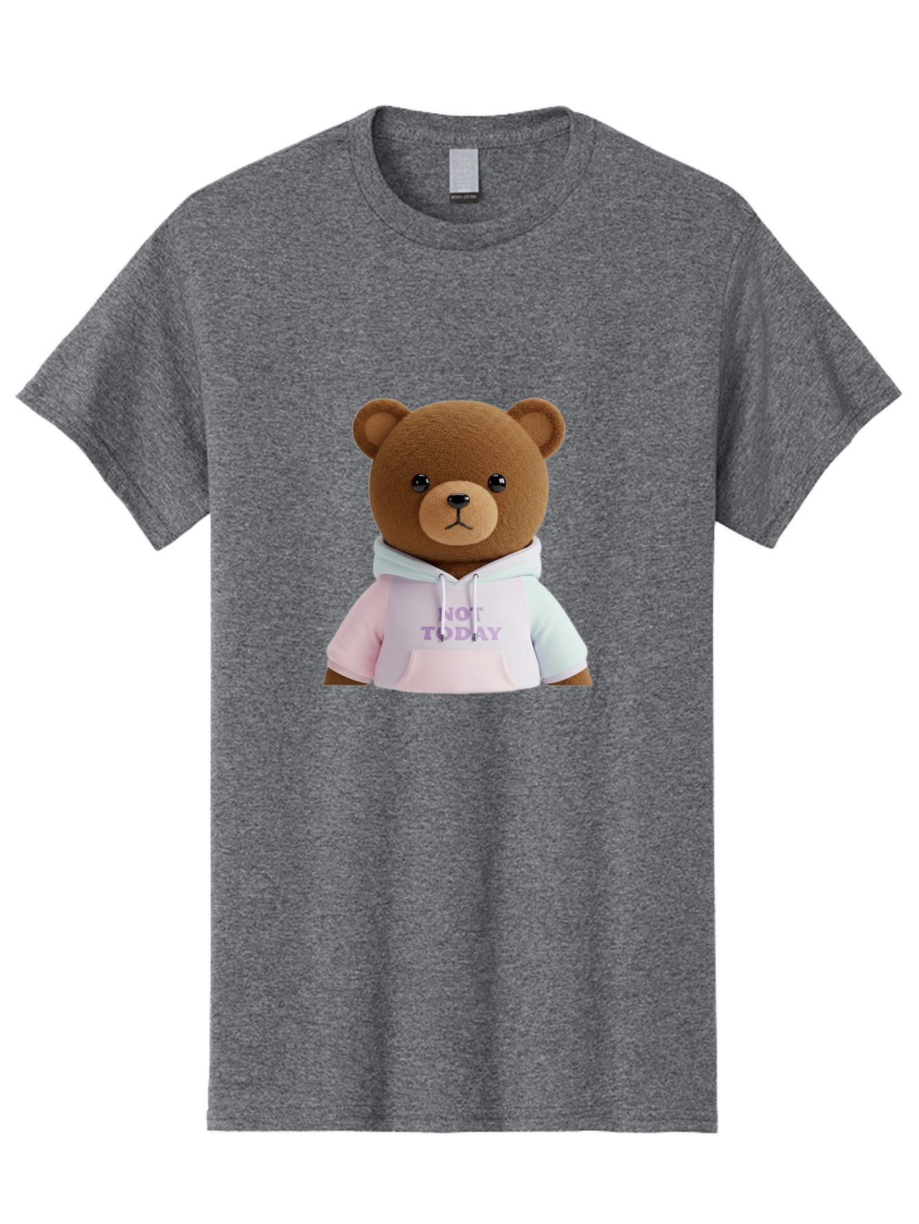 Not-Today-Teddy-Bear Men'S Graphic Tee, 100% Cotton, Comfortable Casual Summer Wear, Machine Washable, Vintage Camera, Old Camera, Antique Camera, Black Camera, Classic Photography, Photography Equipment, Nostalgic Device, Film Camera, Bak973