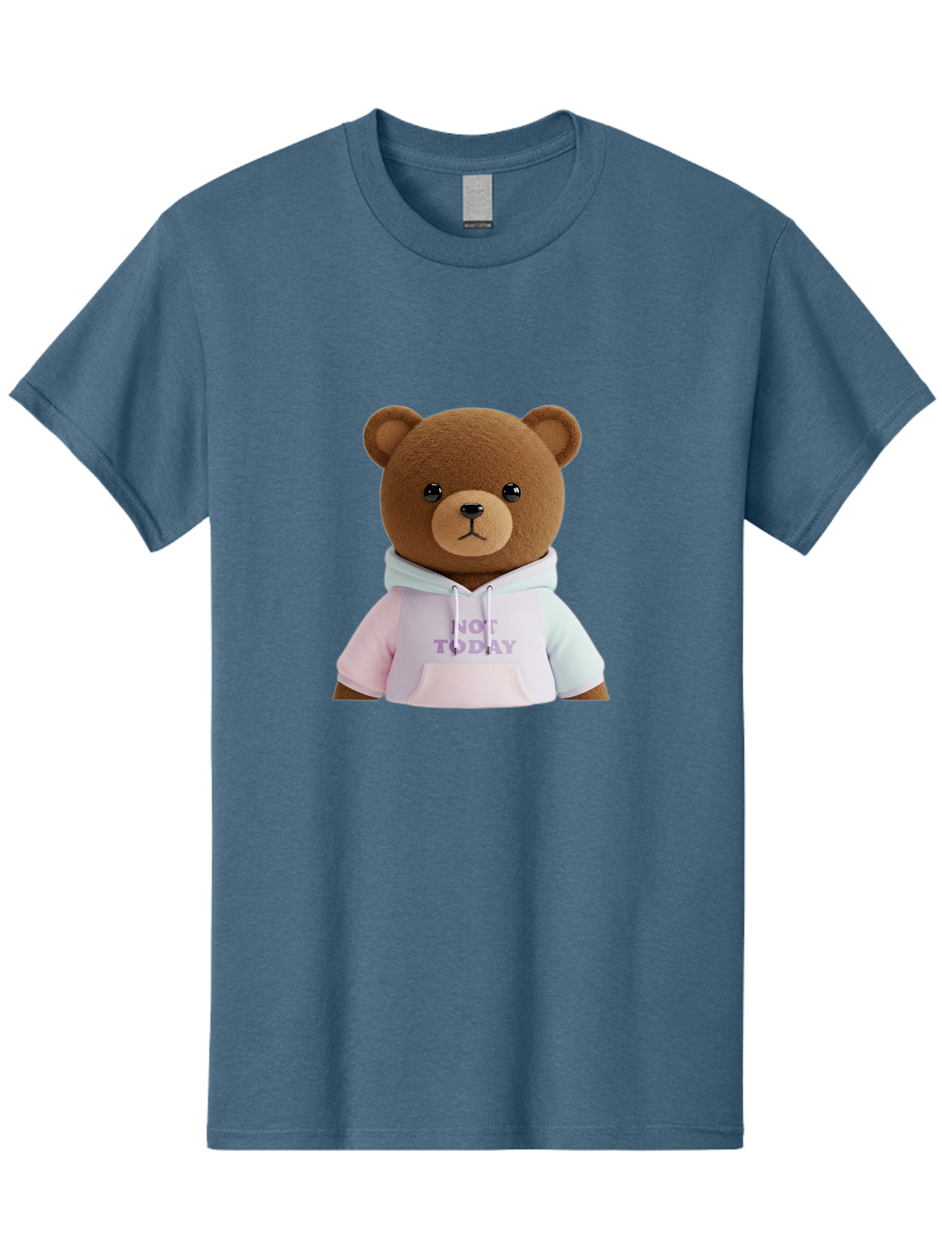 Not-Today-Teddy-Bear Men'S Graphic Tee, 100% Cotton, Comfortable Casual Summer Wear, Machine Washable, Vintage Camera, Old Camera, Antique Camera, Black Camera, Classic Photography, Photography Equipment, Nostalgic Device, Film Camera, Bak973