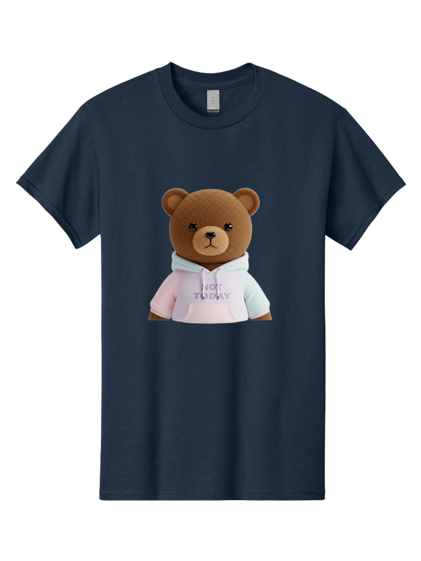 Not-Today-Teddy-Bear Men'S Graphic Tee, 100% Cotton, Comfortable Casual Summer Wear, Machine Washable, Vintage Camera, Old Camera, Antique Camera, Black Camera, Classic Photography, Photography Equipment, Nostalgic Device, Film Camera, Bak973