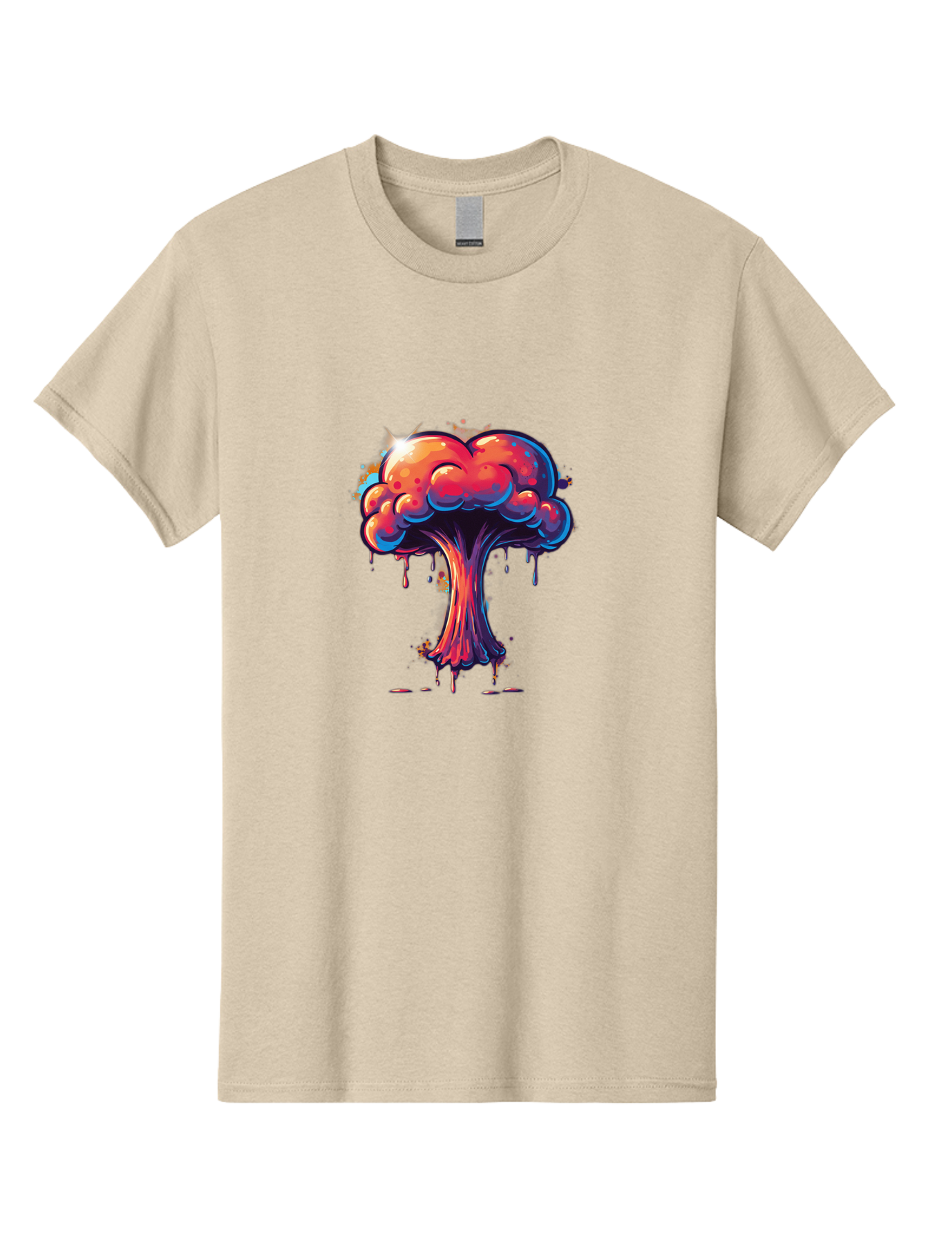 Nuclear-Explosion-3 Men'S Graphic Tee, 100% Cotton, Comfortable Casual Summer Wear, Machine Washable, Vintage Camera, Old Camera, Antique Camera, Black Camera, Classic Photography, Photography Equipment, Nostalgic Device, Film Camera, Bak978