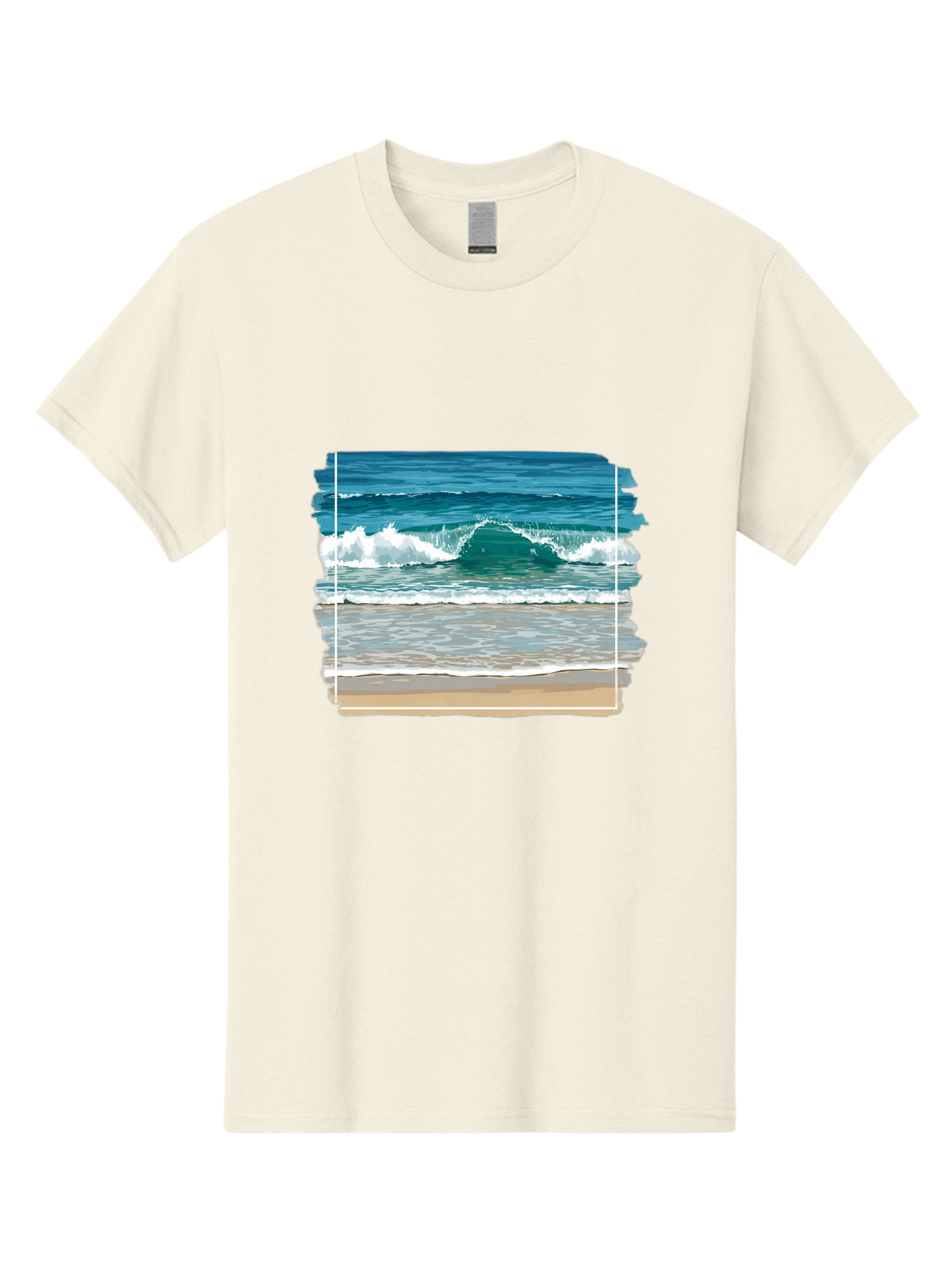 Ocean-Waves-2 Men'S Graphic Tee, 100% Cotton, Comfortable Casual Summer Wear, Machine Washable, Vintage Camera, Old Camera, Antique Camera, Black Camera, Classic Photography, Photography Equipment, Nostalgic Device, Film Camera, Camera Art Bak987