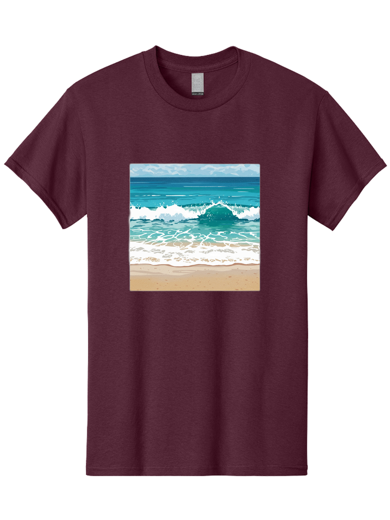 Ocean-Waves Men'S Graphic Tee, 100% Cotton, Comfortable Casual Summer Wear, Machine Washable, Vintage Camera, Old Camera, Antique Camera, Black Camera, Classic Photography, Photography Equipment, Nostalgic Device, Film Camera, Camera Art Bak988