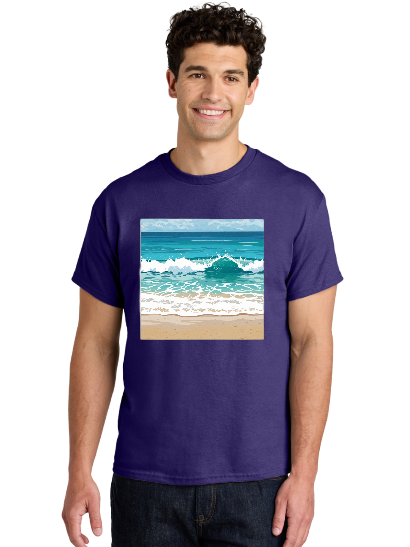 Ocean-Waves Men'S Graphic Tee, 100% Cotton, Comfortable Casual Summer Wear, Machine Washable, Vintage Camera, Old Camera, Antique Camera, Black Camera, Classic Photography, Photography Equipment, Nostalgic Device, Film Camera, Camera Art Bak988
