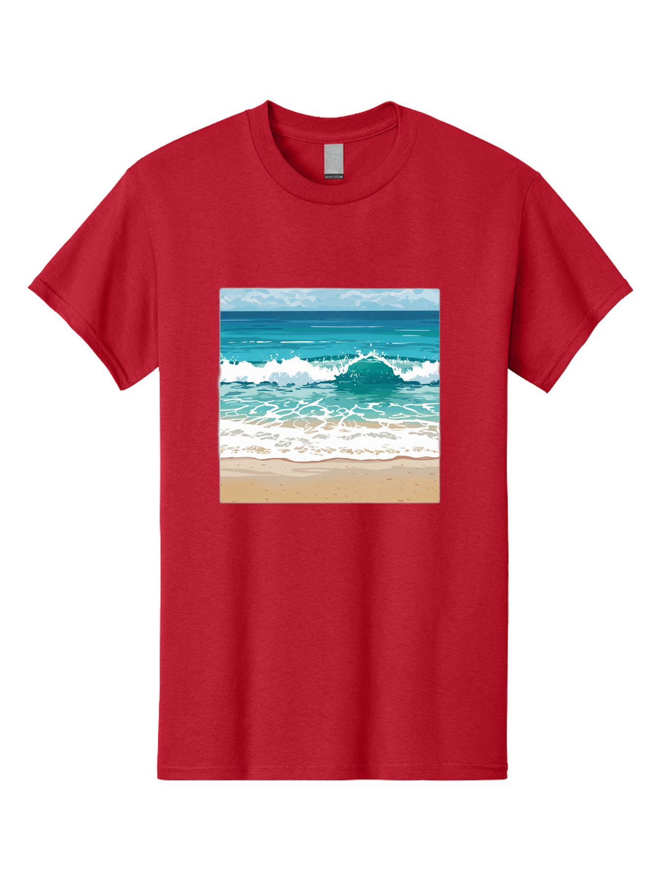 Ocean-Waves Men'S Graphic Tee, 100% Cotton, Comfortable Casual Summer Wear, Machine Washable, Vintage Camera, Old Camera, Antique Camera, Black Camera, Classic Photography, Photography Equipment, Nostalgic Device, Film Camera, Camera Art Bak988
