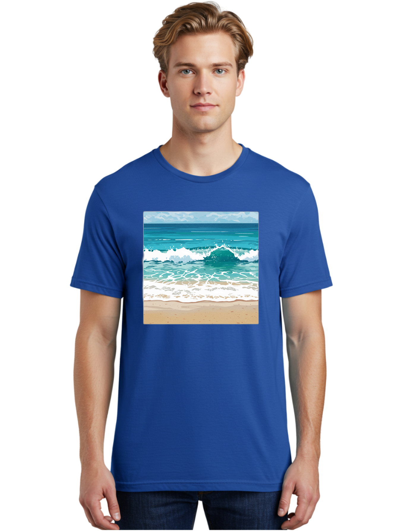Ocean-Waves Men'S Graphic Tee, 100% Cotton, Comfortable Casual Summer Wear, Machine Washable, Vintage Camera, Old Camera, Antique Camera, Black Camera, Classic Photography, Photography Equipment, Nostalgic Device, Film Camera, Camera Art Bak988