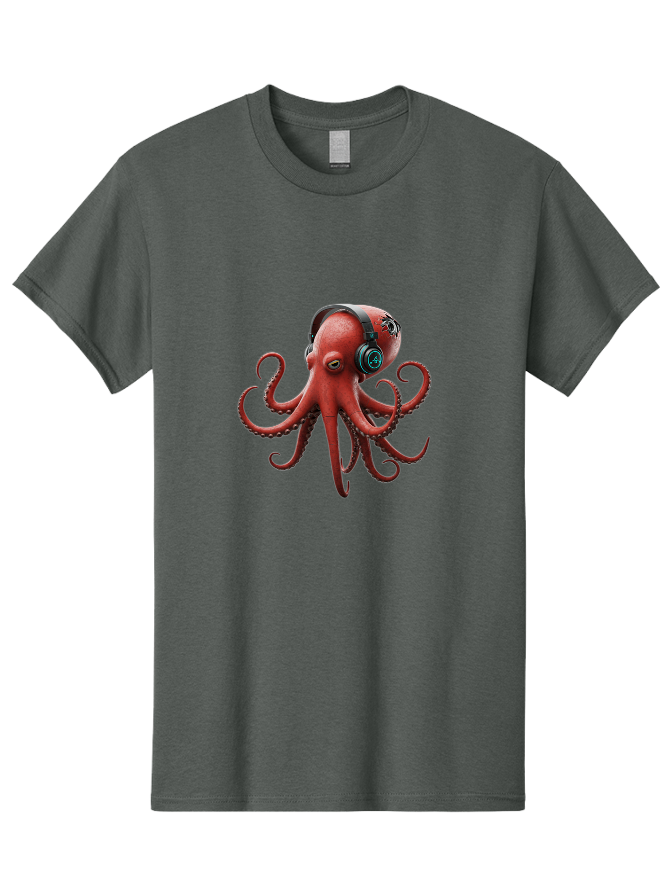 Octopus-Dj Men'S Graphic Tee, 100% Cotton, Comfortable Casual Summer Wear, Machine Washable, Vintage Camera, Old Camera, Antique Camera, Black Camera, Classic Photography, Photography Equipment, Nostalgic Device, Film Camera, Camera Art Bak989