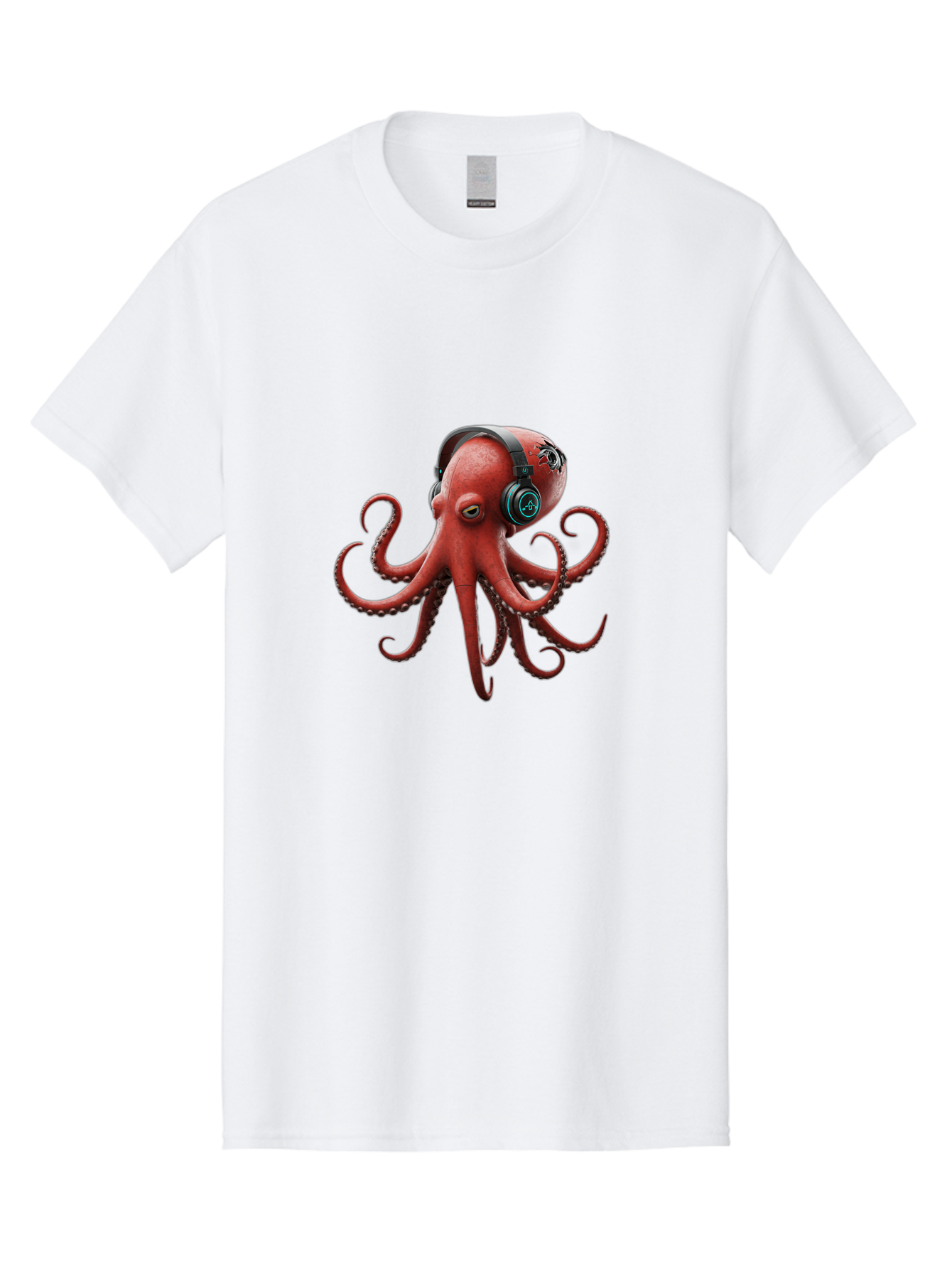 Octopus-Dj Men'S Graphic Tee, 100% Cotton, Comfortable Casual Summer Wear, Machine Washable, Vintage Camera, Old Camera, Antique Camera, Black Camera, Classic Photography, Photography Equipment, Nostalgic Device, Film Camera, Camera Art Bak989