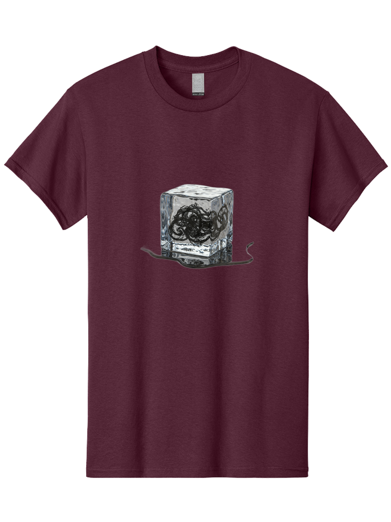 Octopus-In-Ice-Cube Men'S Graphic Tee, 100% Cotton, Comfortable Casual Summer Wear, Machine Washable, Vintage Camera, Old Camera, Antique Camera, Black Camera, Classic Photography, Photography Equipment, Nostalgic Device, Film Camera, Bak992