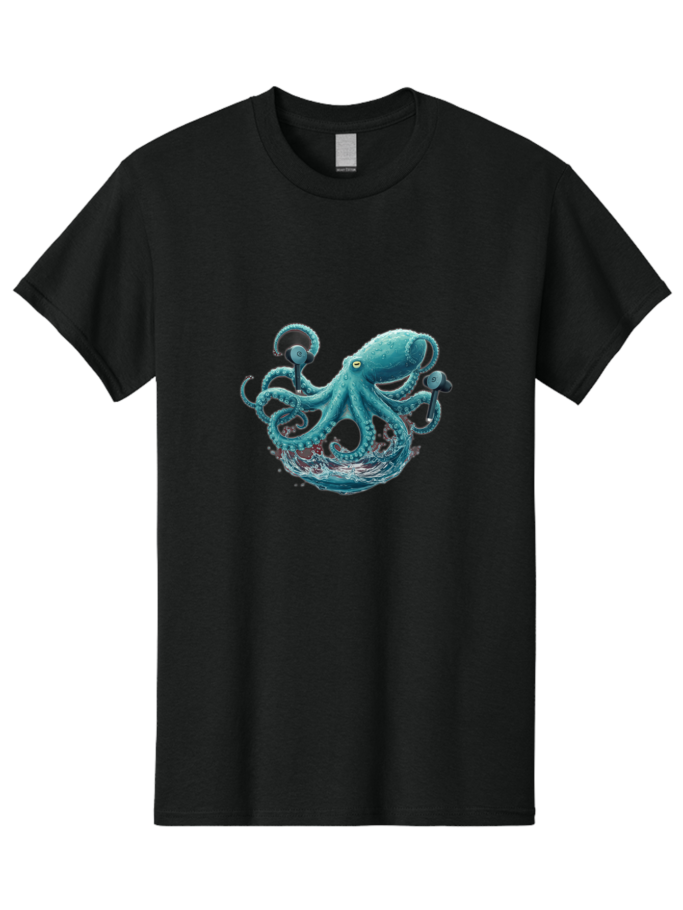 Octopus Men'S Graphic Tee, 100% Cotton, Comfortable Casual Summer Wear, Machine Washable, Vintage Camera, Old Camera, Antique Camera, Black Camera, Classic Photography, Photography Equipment, Nostalgic Device, Film Camera, Camera Art Bak993