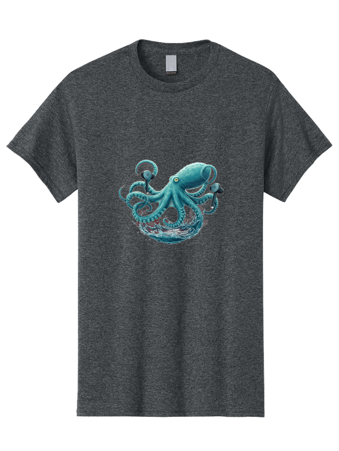 Octopus Men'S Graphic Tee, 100% Cotton, Comfortable Casual Summer Wear, Machine Washable, Vintage Camera, Old Camera, Antique Camera, Black Camera, Classic Photography, Photography Equipment, Nostalgic Device, Film Camera, Camera Art Bak993
