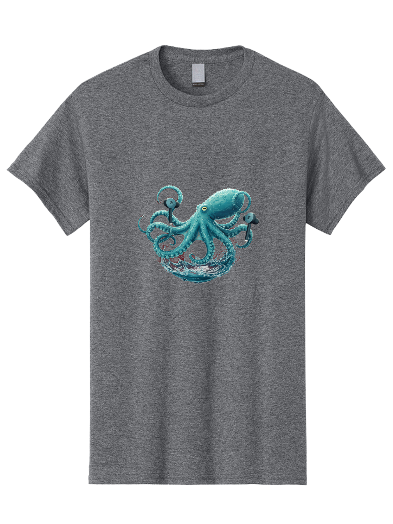 Octopus Men'S Graphic Tee, 100% Cotton, Comfortable Casual Summer Wear, Machine Washable, Vintage Camera, Old Camera, Antique Camera, Black Camera, Classic Photography, Photography Equipment, Nostalgic Device, Film Camera, Camera Art Bak993