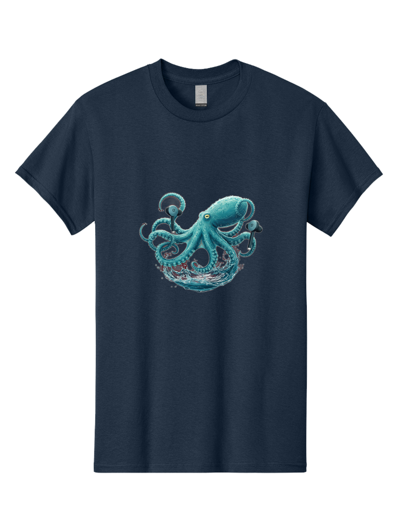 Octopus Men'S Graphic Tee, 100% Cotton, Comfortable Casual Summer Wear, Machine Washable, Vintage Camera, Old Camera, Antique Camera, Black Camera, Classic Photography, Photography Equipment, Nostalgic Device, Film Camera, Camera Art Bak993