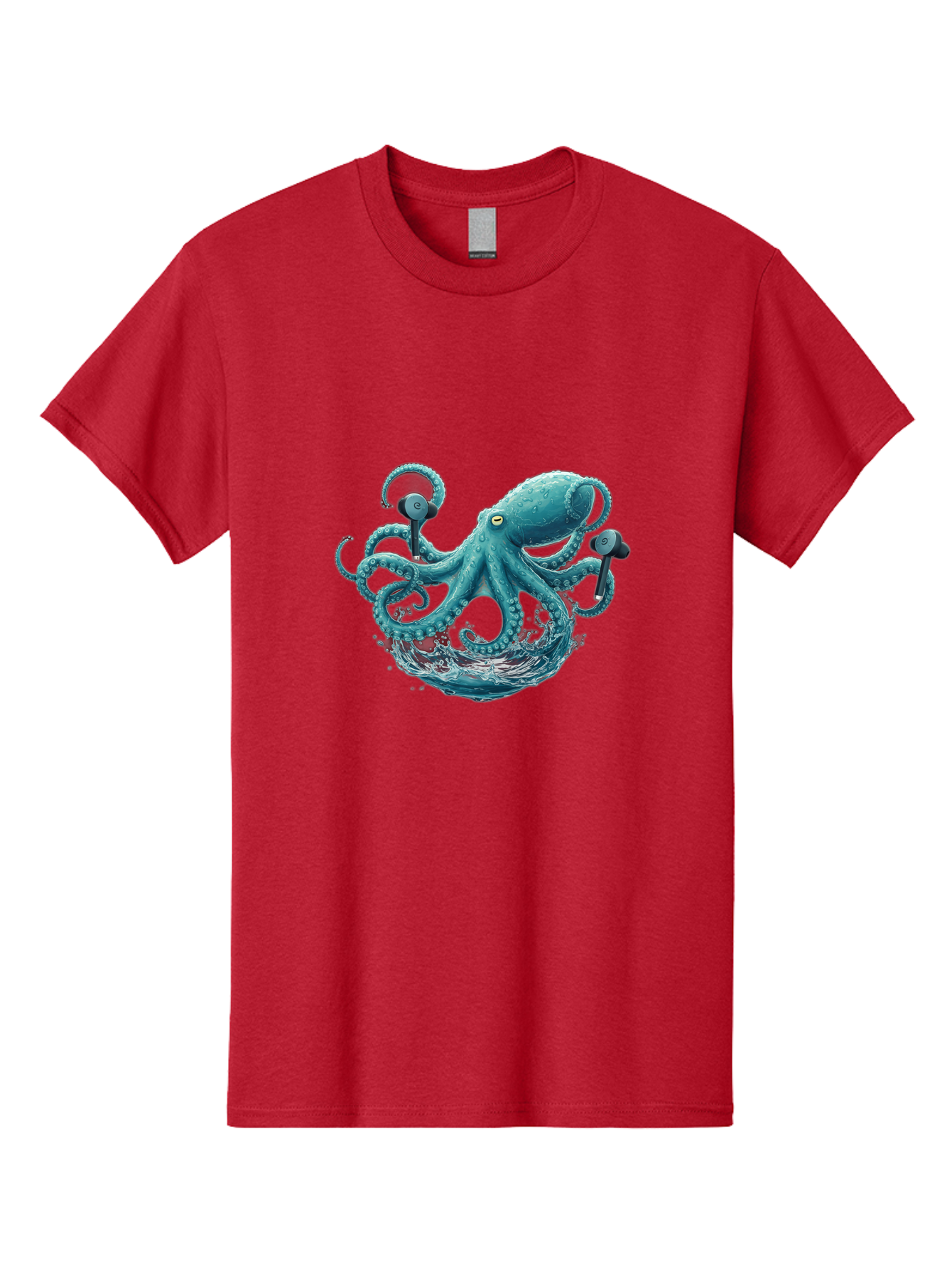 Octopus Men'S Graphic Tee, 100% Cotton, Comfortable Casual Summer Wear, Machine Washable, Vintage Camera, Old Camera, Antique Camera, Black Camera, Classic Photography, Photography Equipment, Nostalgic Device, Film Camera, Camera Art Bak993
