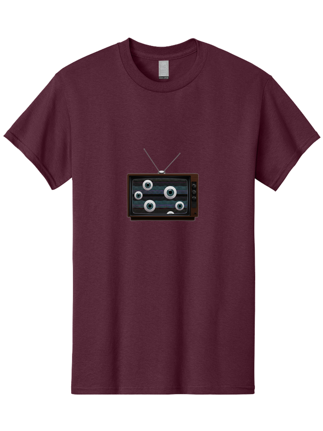 Old-Tv-Set Men'S Graphic Tee, 100% Cotton, Comfortable Casual Summer Wear, Machine Washable, Vintage Camera, Old Camera, Antique Camera, Black Camera, Classic Photography, Photography Equipment, Nostalgic Device, Film Camera, Camera Art Bak995