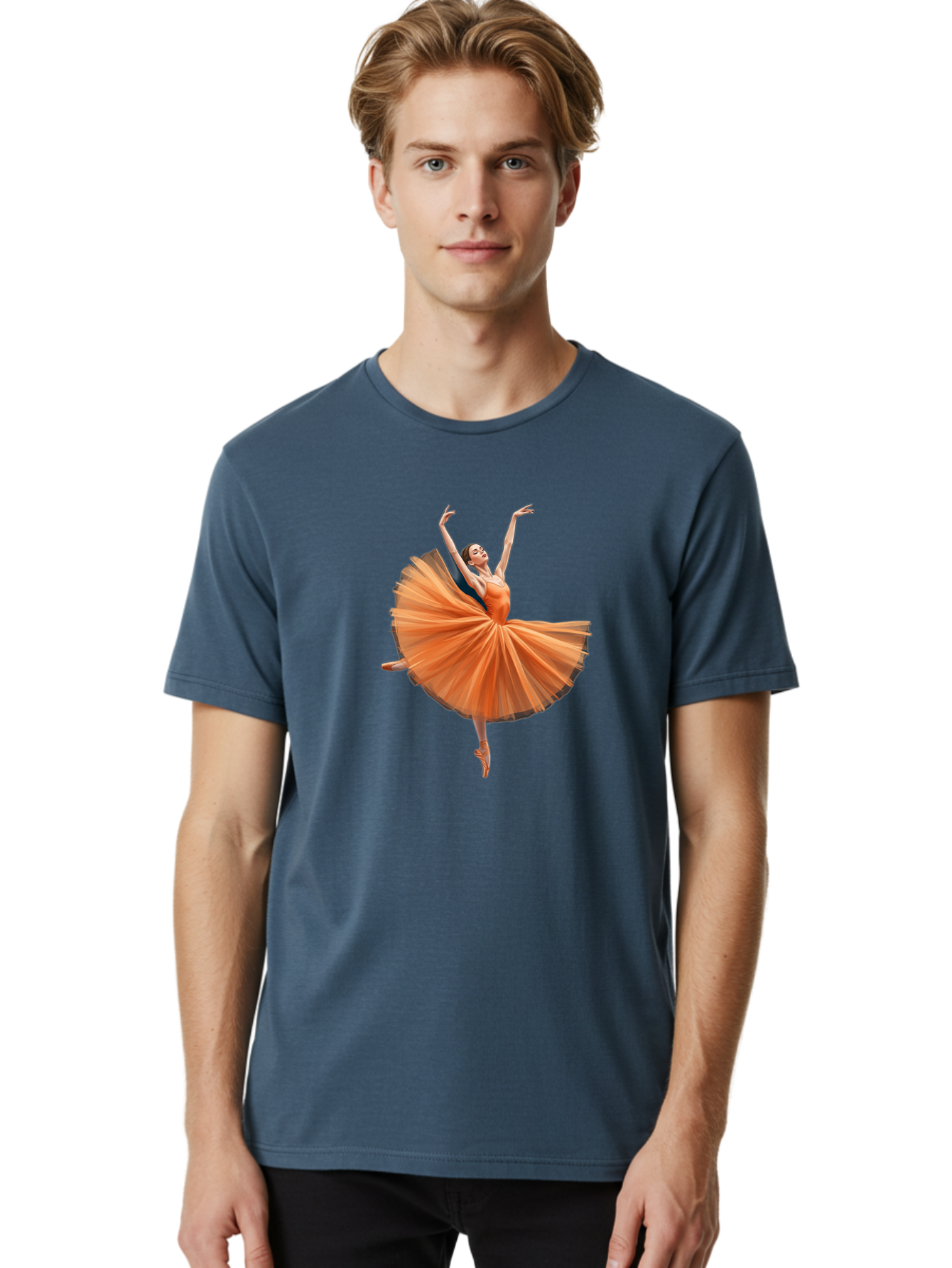 Orange-Ballerina Men'S Graphic Tee, 100% Cotton, Comfortable Casual Summer Wear, Machine Washable, Vintage Camera, Old Camera, Antique Camera, Black Camera, Classic Photography, Photography Equipment, Nostalgic Device, Film Camera, Camera Art Bal001