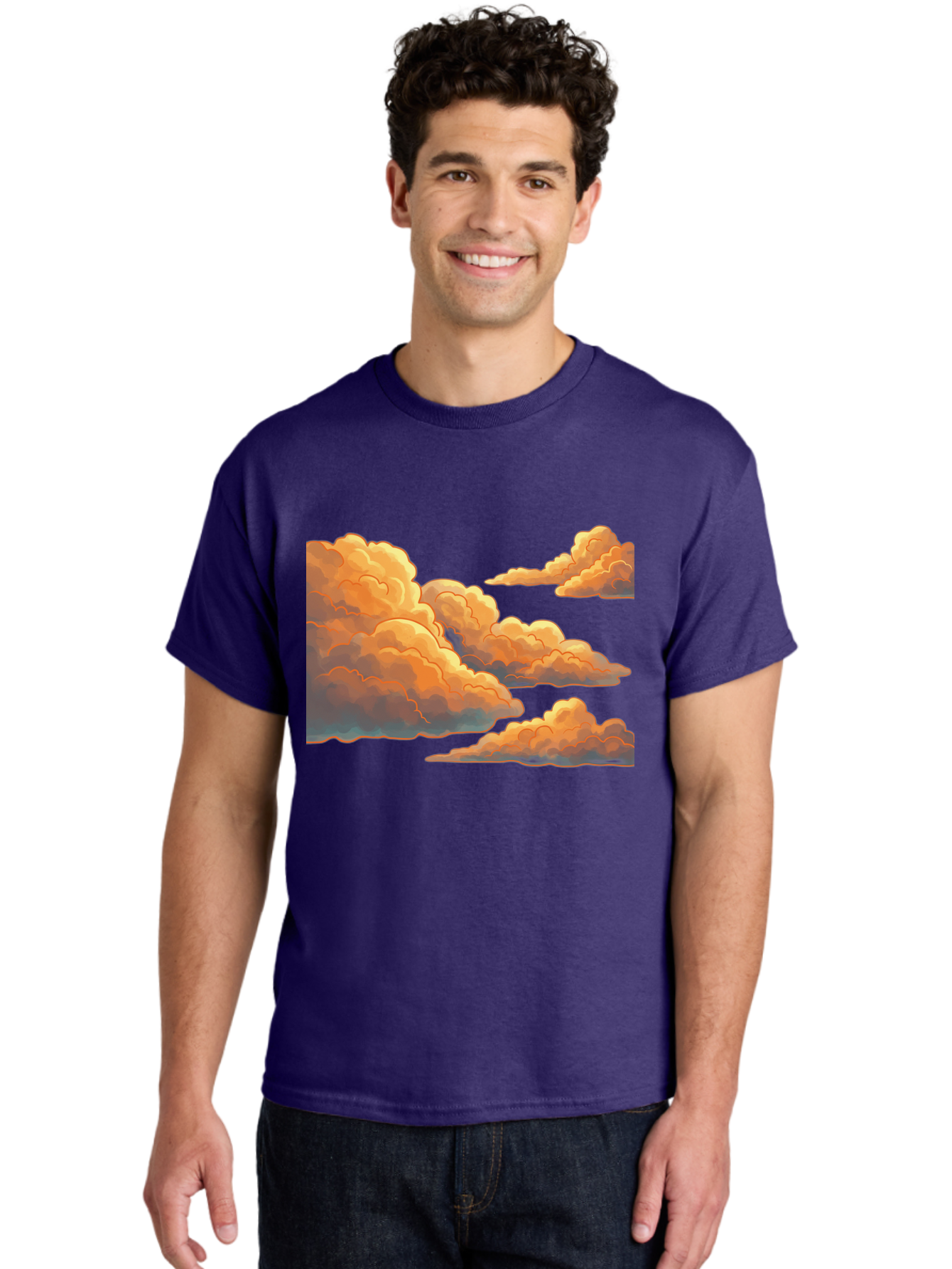 Orange-Clouds Men'S Graphic Tee, 100% Cotton, Comfortable Casual Summer Wear, Machine Washable, Vintage Camera, Old Camera, Antique Camera, Black Camera, Classic Photography, Photography Equipment, Nostalgic Device, Film Camera, Camera Art Bal002