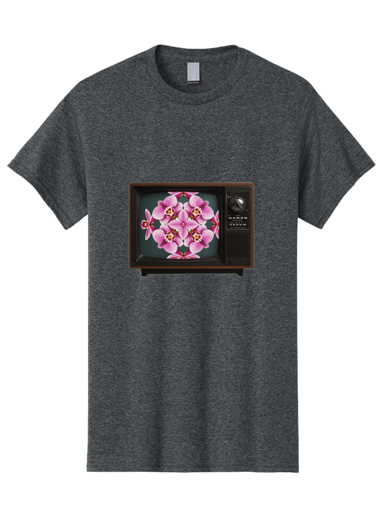 Orchids-On-Tv Men'S Graphic Tee, 100% Cotton, Comfortable Casual Summer Wear, Machine Washable, Vintage Camera, Old Camera, Antique Camera, Black Camera, Classic Photography, Photography Equipment, Nostalgic Device, Film Camera, Camera Art Bal007
