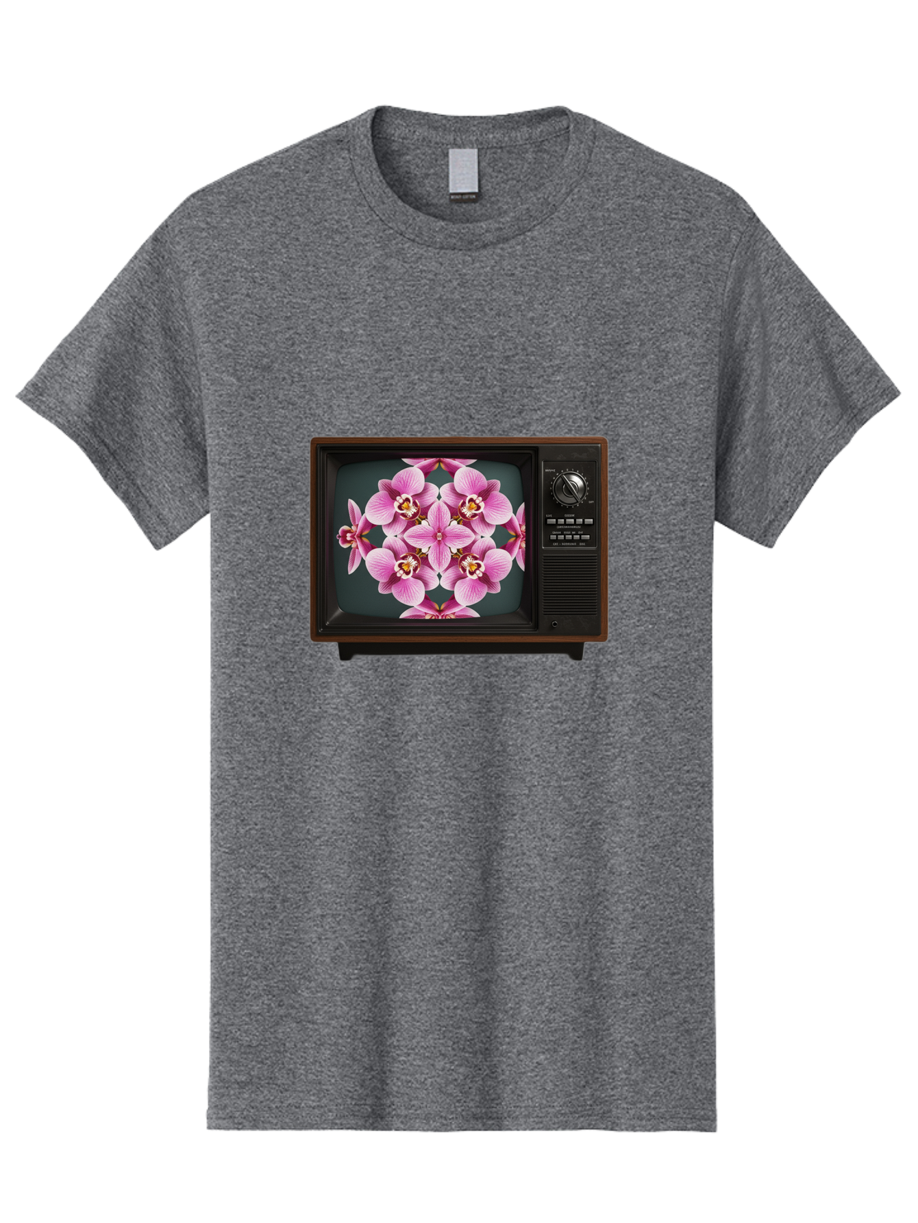 Orchids-On-Tv Men'S Graphic Tee, 100% Cotton, Comfortable Casual Summer Wear, Machine Washable, Vintage Camera, Old Camera, Antique Camera, Black Camera, Classic Photography, Photography Equipment, Nostalgic Device, Film Camera, Camera Art Bal007