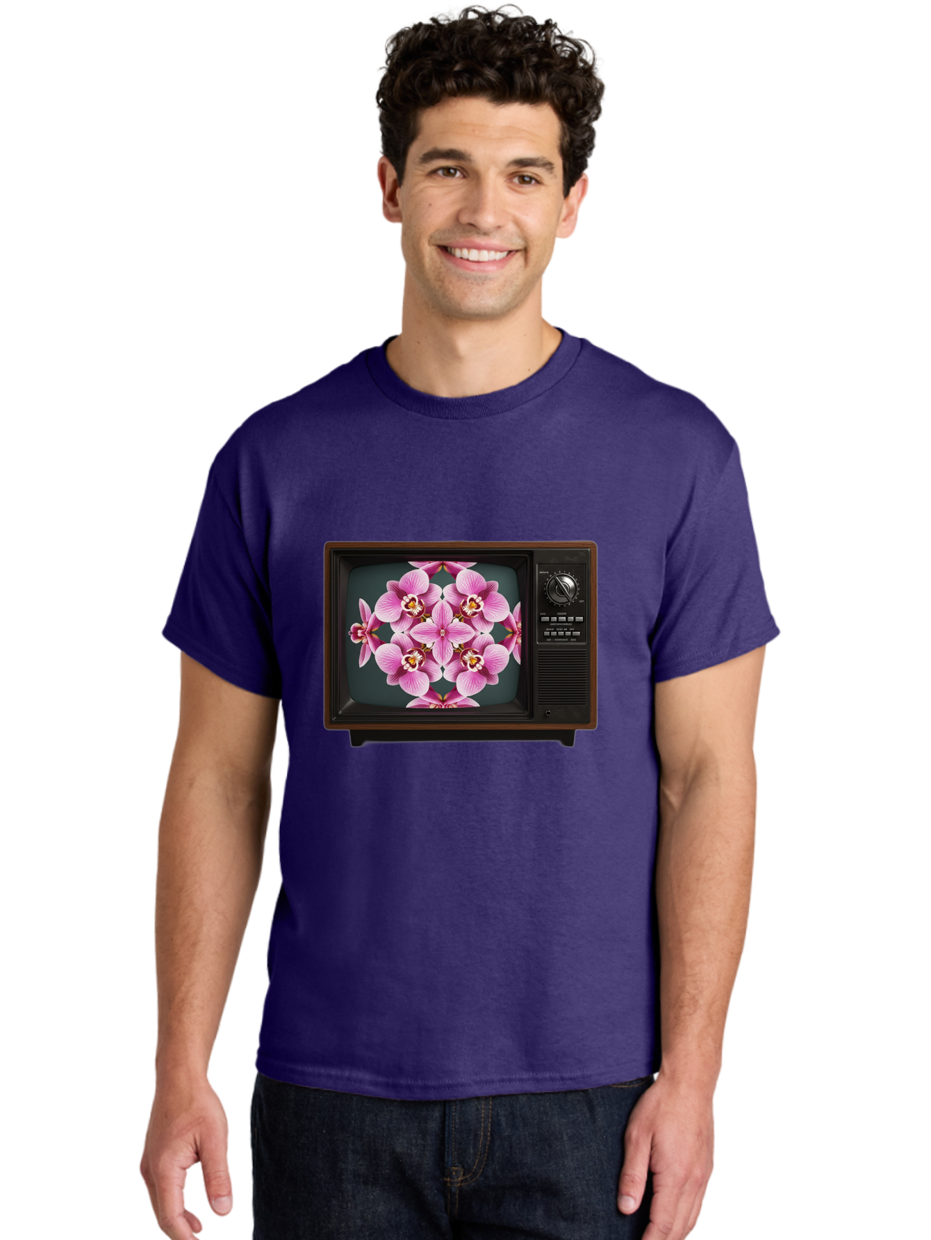 Orchids-On-Tv Men'S Graphic Tee, 100% Cotton, Comfortable Casual Summer Wear, Machine Washable, Vintage Camera, Old Camera, Antique Camera, Black Camera, Classic Photography, Photography Equipment, Nostalgic Device, Film Camera, Camera Art Bal007