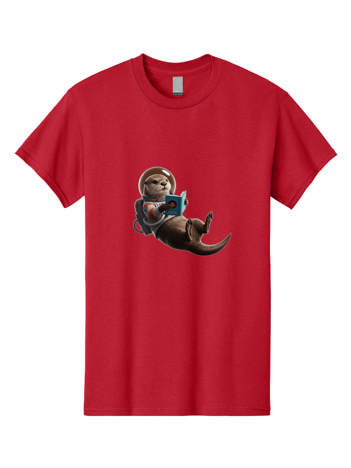 Otter-In-Spacesuit-Reading-Book Men'S Graphic Tee, 100% Cotton, Comfortable Casual Summer Wear, Machine Washable, Vintage Camera, Old Camera, Antique Camera, Black Camera, Classic Photography, Photography Equipment, Nostalgic Device, Bal010