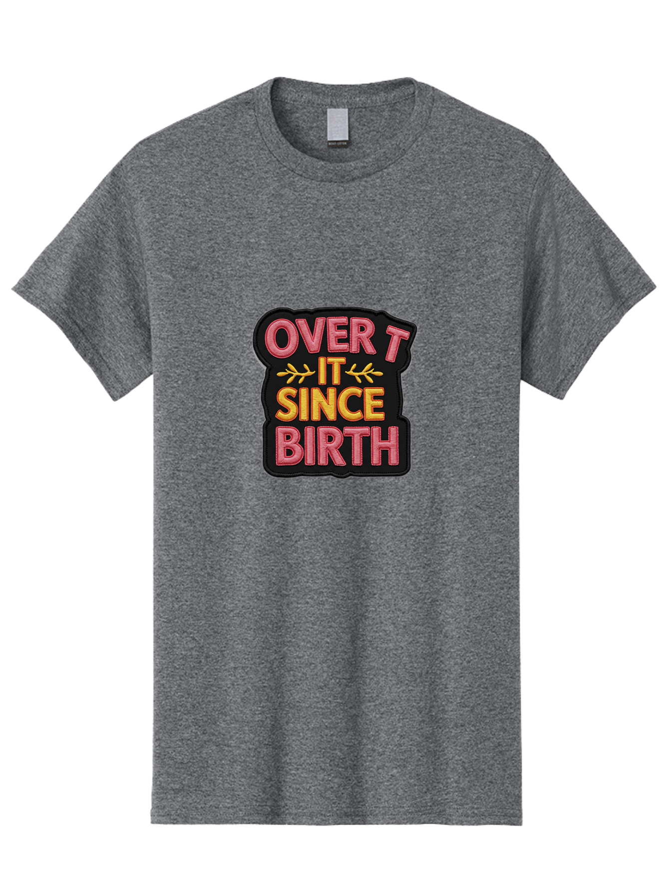 Over-It-Since-Birth-1 Men'S Graphic Tee, 100% Cotton, Comfortable Casual Summer Wear, Machine Washable, Vintage Camera, Old Camera, Antique Camera, Black Camera, Classic Photography, Photography Equipment, Nostalgic Device, Film Camera, Bal013