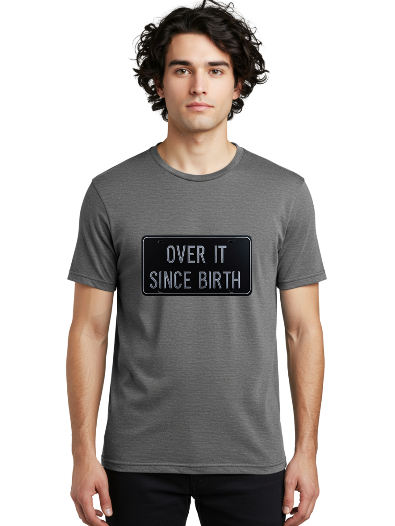 Over-It-Since-Birth-2 Men'S Graphic Tee, 100% Cotton, Comfortable Casual Summer Wear, Machine Washable, Vintage Camera, Old Camera, Antique Camera, Black Camera, Classic Photography, Photography Equipment, Nostalgic Device, Film Camera, Bal014
