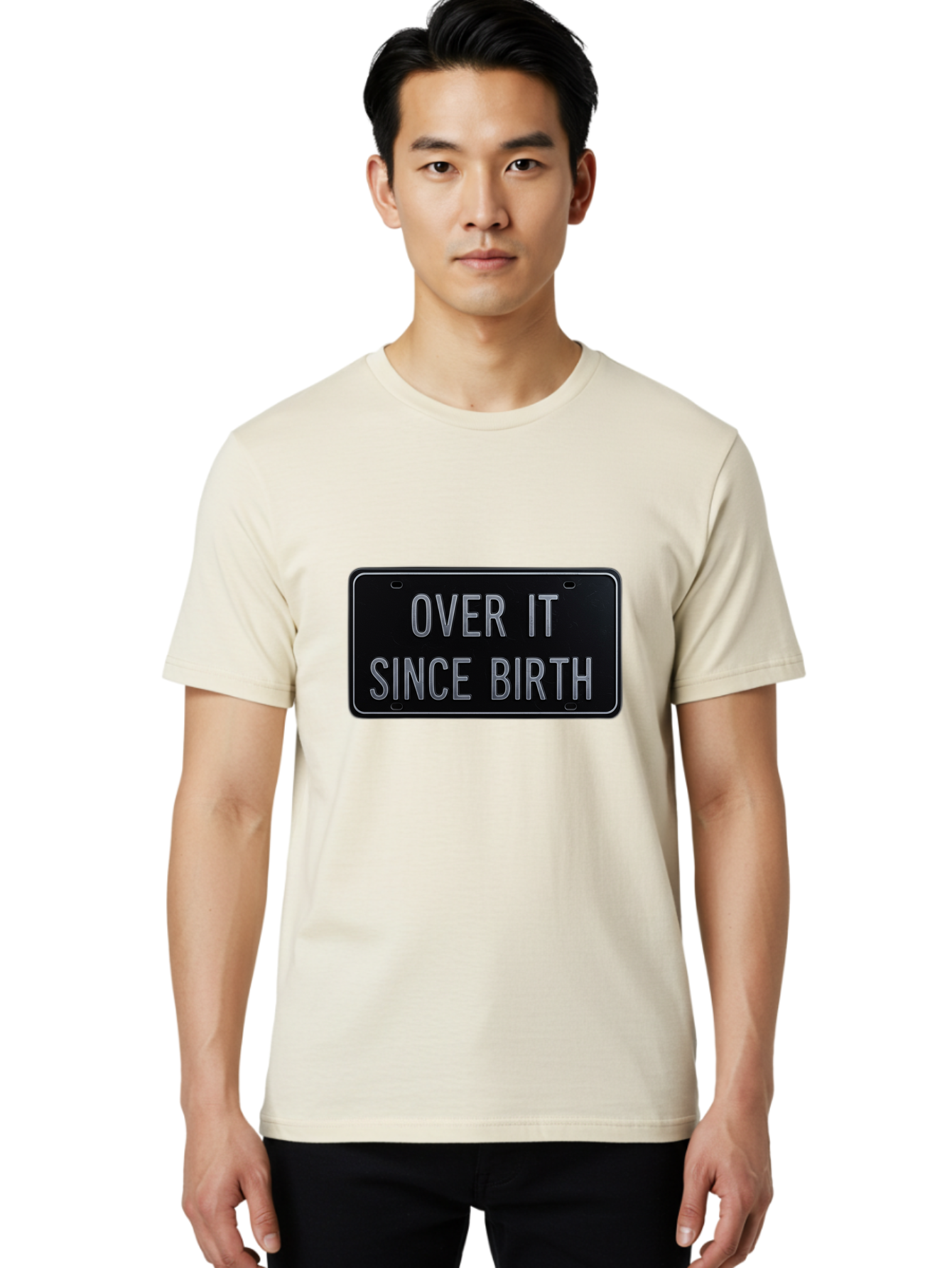Over-It-Since-Birth-2 Men'S Graphic Tee, 100% Cotton, Comfortable Casual Summer Wear, Machine Washable, Vintage Camera, Old Camera, Antique Camera, Black Camera, Classic Photography, Photography Equipment, Nostalgic Device, Film Camera, Bal014