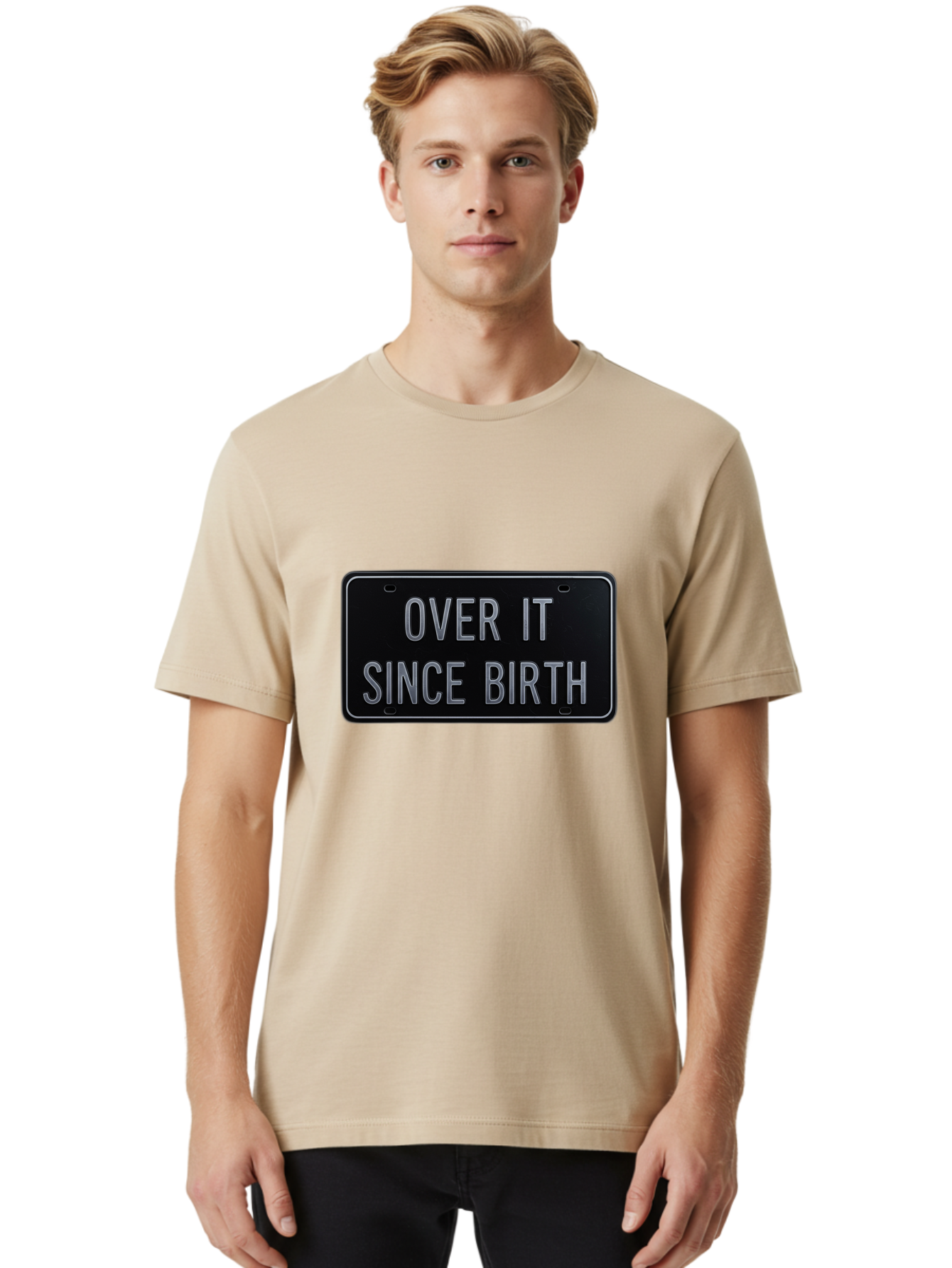 Over-It-Since-Birth-2 Men'S Graphic Tee, 100% Cotton, Comfortable Casual Summer Wear, Machine Washable, Vintage Camera, Old Camera, Antique Camera, Black Camera, Classic Photography, Photography Equipment, Nostalgic Device, Film Camera, Bal014