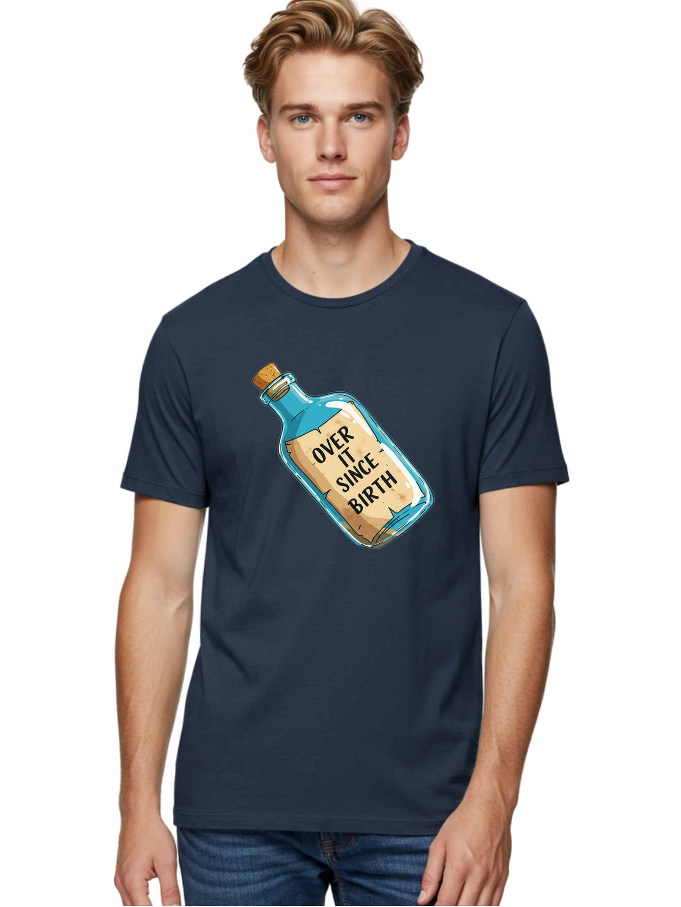 Over-It-Since-Birth-3 Men'S Graphic Tee, 100% Cotton, Comfortable Casual Summer Wear, Machine Washable, Vintage Camera, Old Camera, Antique Camera, Black Camera, Classic Photography, Photography Equipment, Nostalgic Device, Film Camera, Bal015