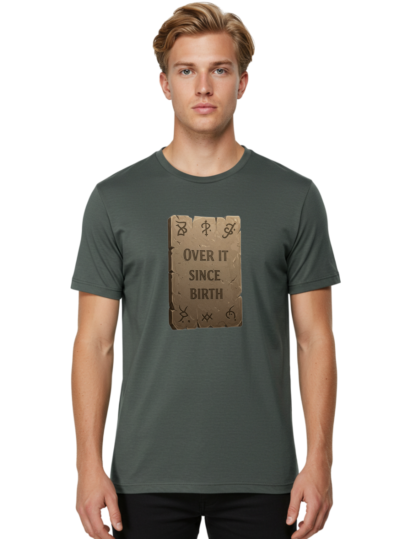 Over-It-Since-Birth-4 Men'S Graphic Tee, 100% Cotton, Comfortable Casual Summer Wear, Machine Washable, Vintage Camera, Old Camera, Antique Camera, Black Camera, Classic Photography, Photography Equipment, Nostalgic Device, Film Camera, Bal016