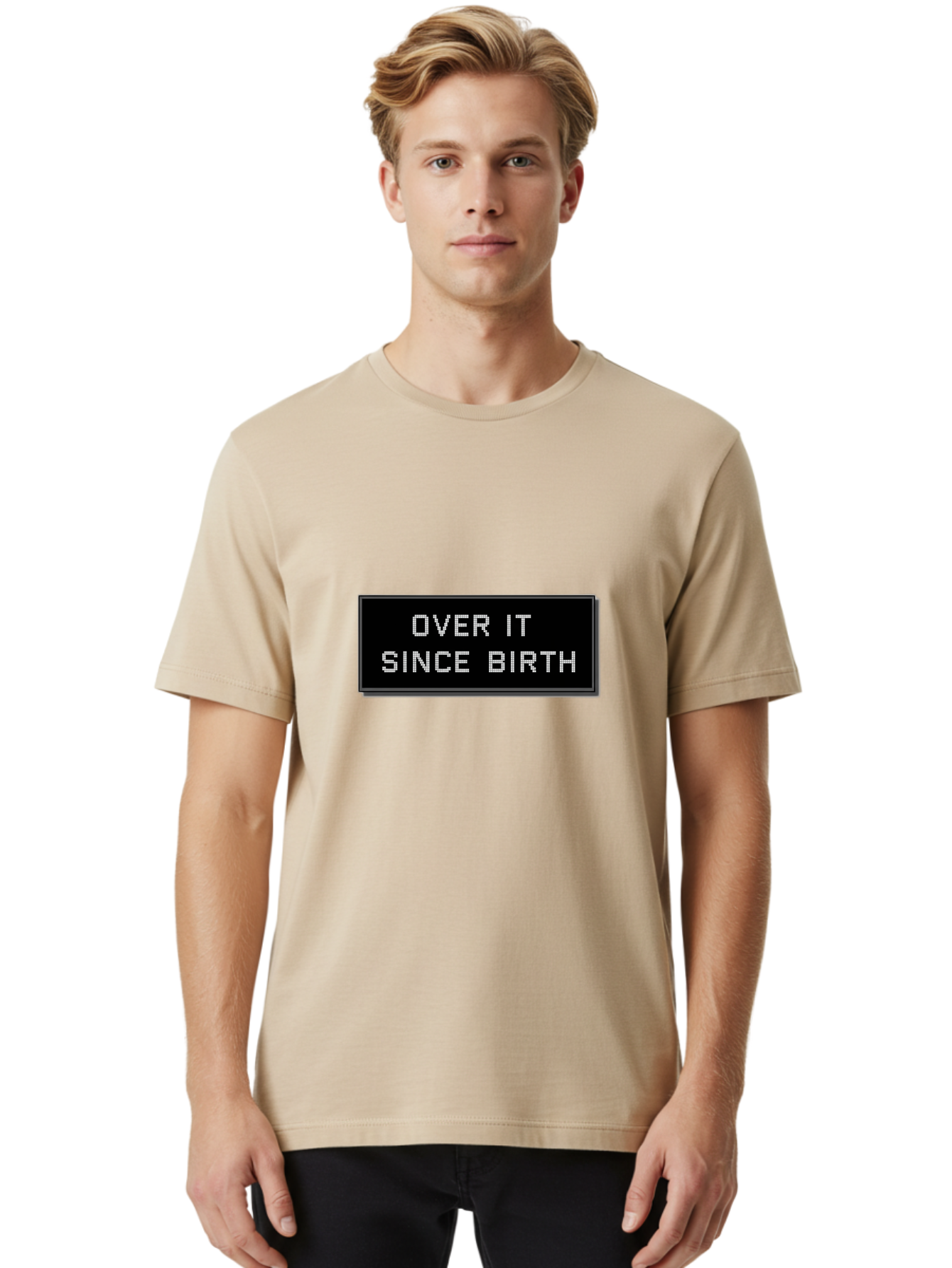 Over-It-Since-Birth-5 Men'S Graphic Tee, 100% Cotton, Comfortable Casual Summer Wear, Machine Washable, Vintage Camera, Old Camera, Antique Camera, Black Camera, Classic Photography, Photography Equipment, Nostalgic Device, Film Camera, Bal017