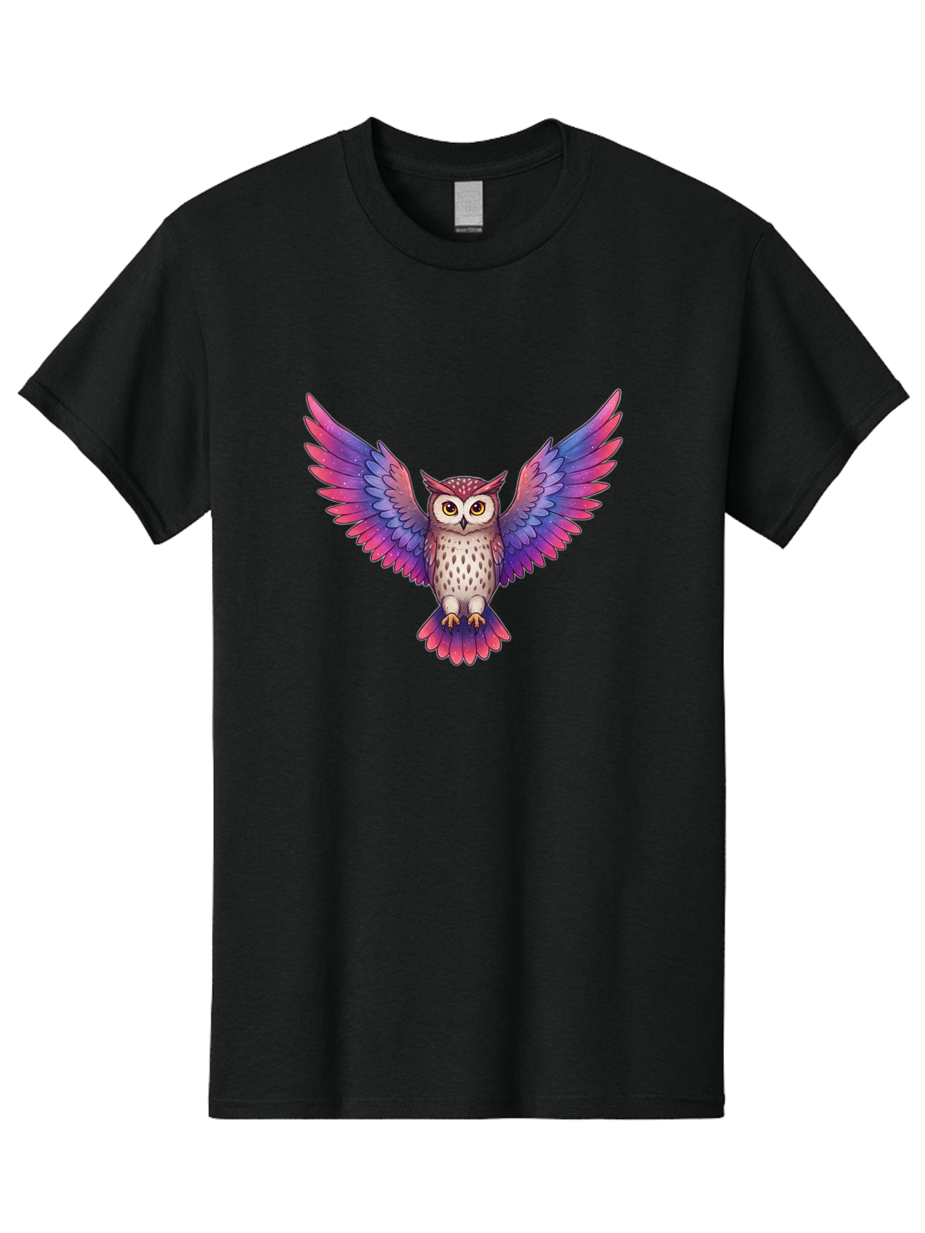 Owl-In-Flight Men'S Graphic Tee, 100% Cotton, Comfortable Casual Summer Wear, Machine Washable, Vintage Camera, Old Camera, Antique Camera, Black Camera, Classic Photography, Photography Equipment, Nostalgic Device, Film Camera, Camera Art Bal020